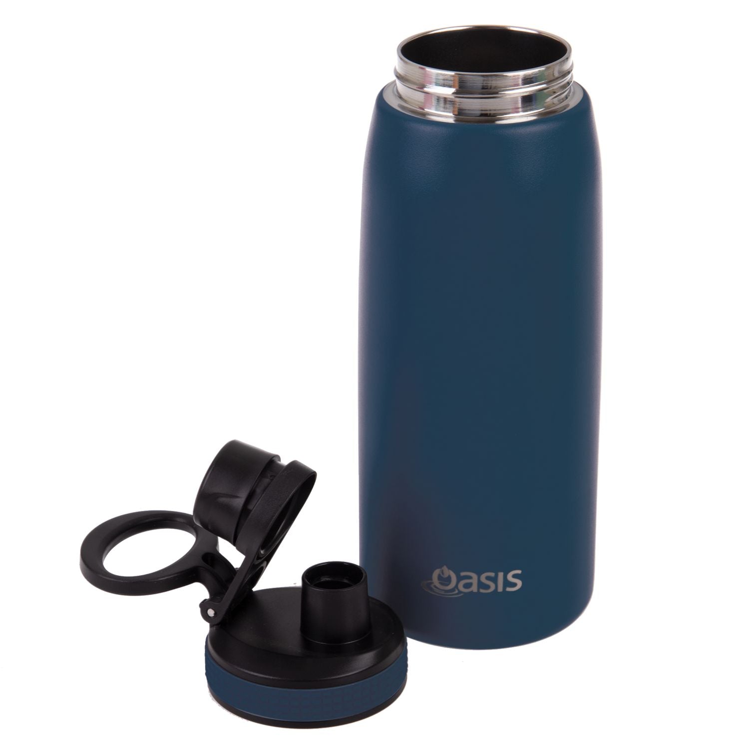 Oasis Stainless Steel Insulated Sports Water Bottle with Screw Cap 780ML - Navy