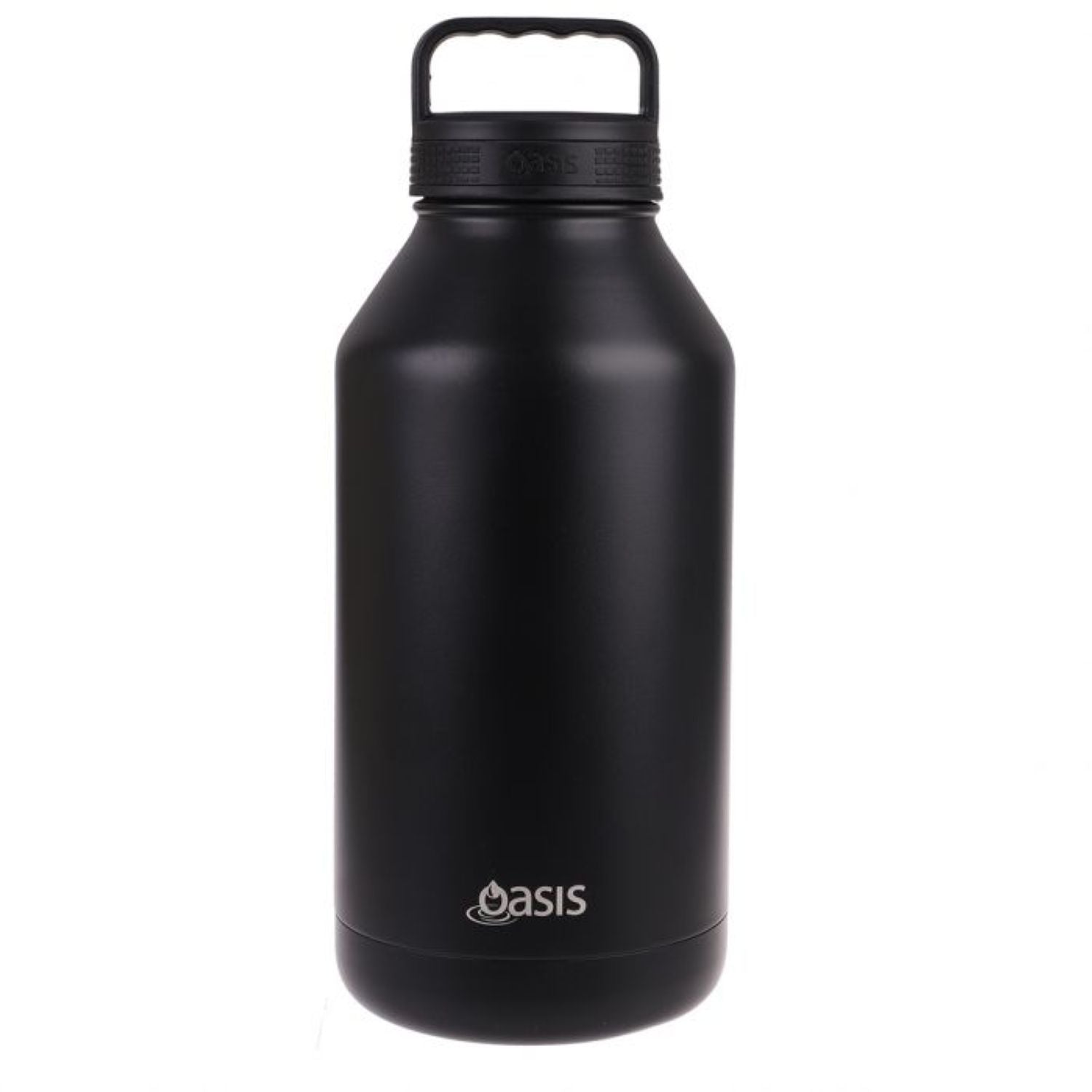 Oasis Stainless Steel Insulated Titan Water Bottle 1.9L - Black
