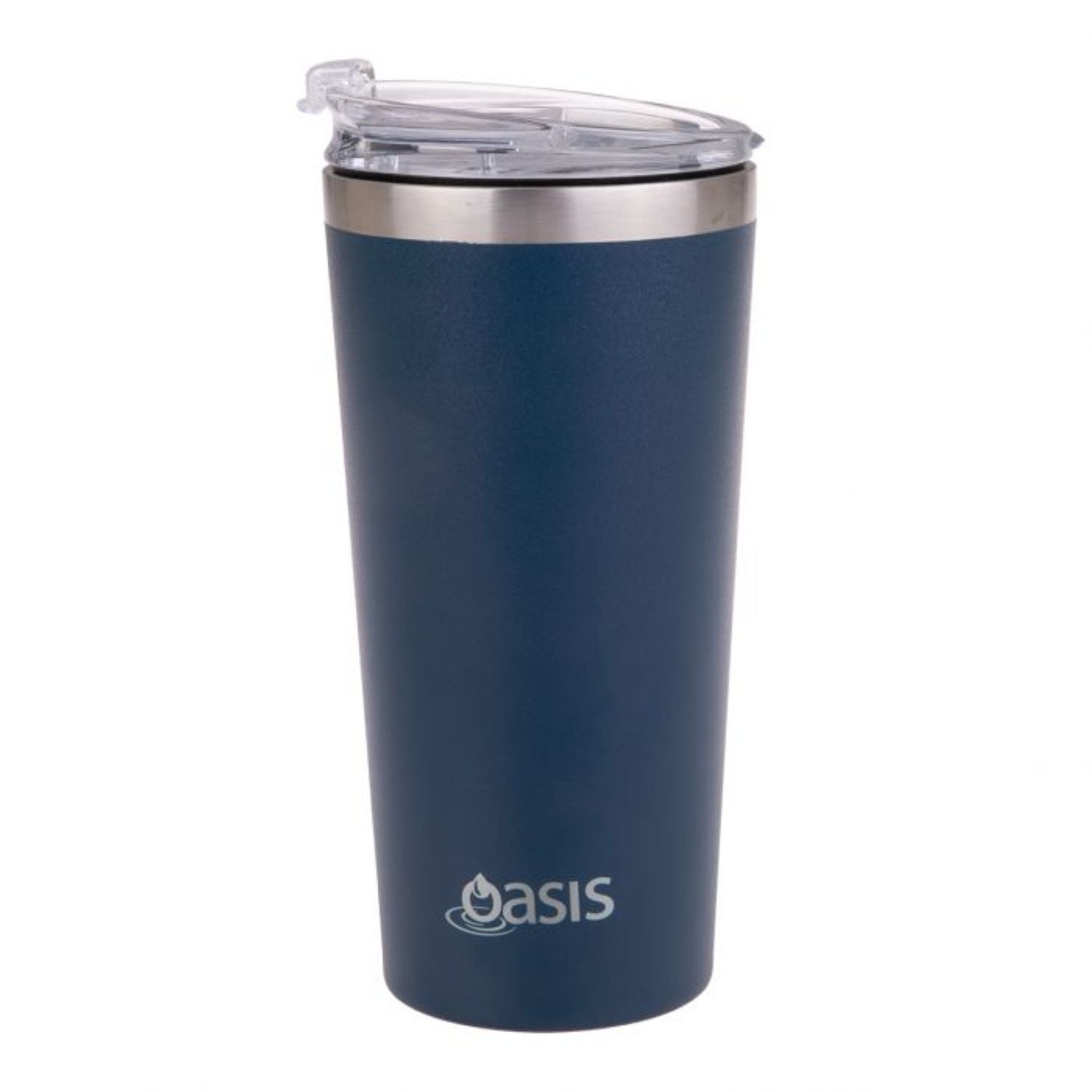 Oasis Stainless Steel Insulated Tumbler With Tritan Lid 480ML - Matte Navy