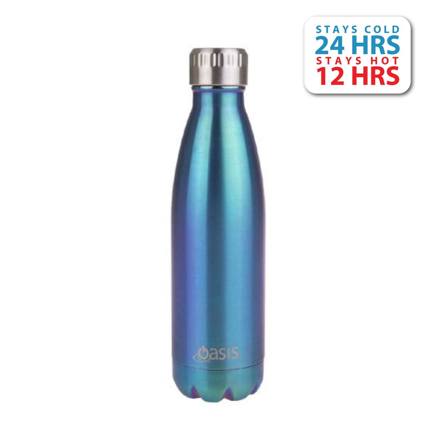 Oasis Stainless Steel Insulated Water Bottle 500ML - Blue Chameleon
