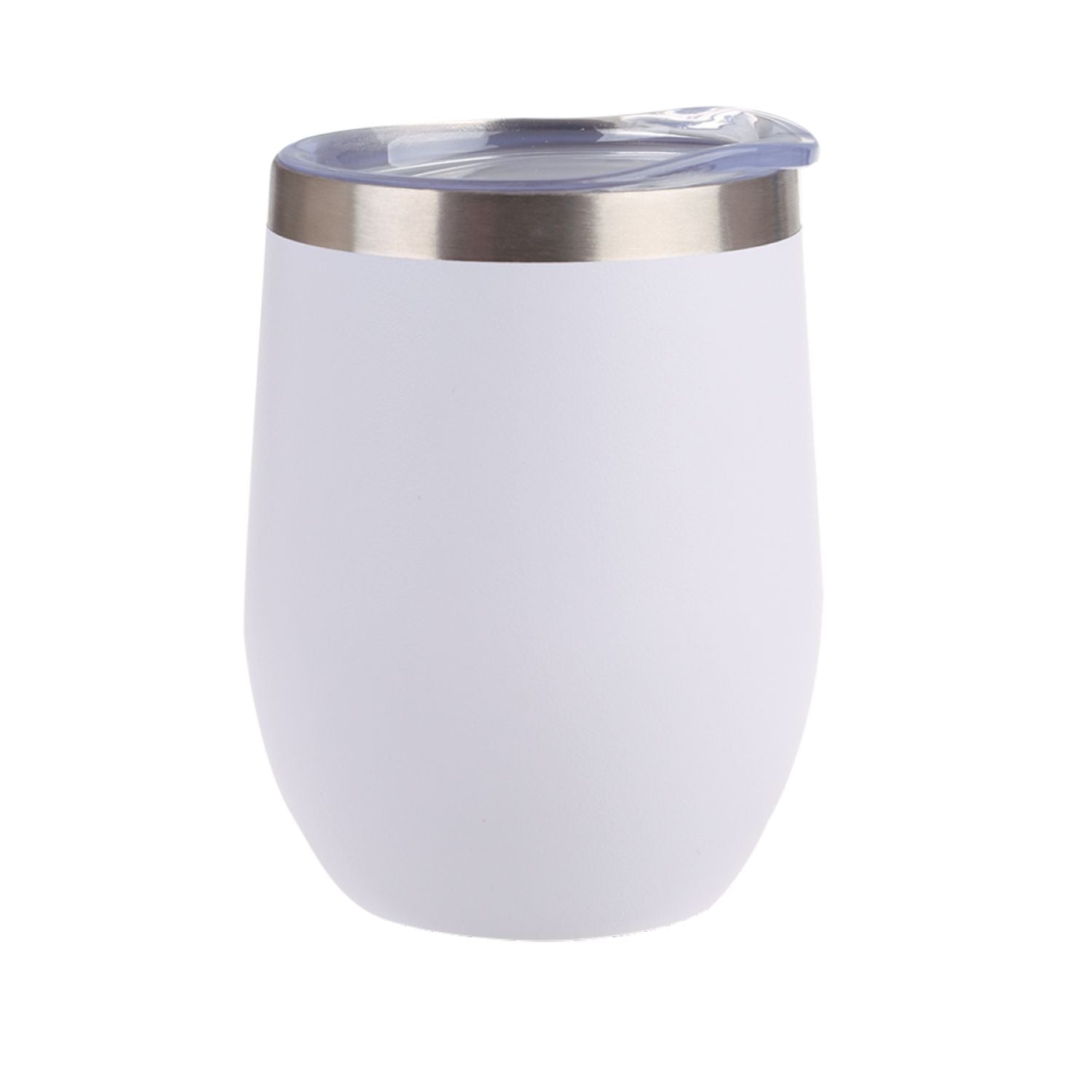 Oasis Stainless Steel Insulated Wine Glass Tumbler 330ML - Matte White