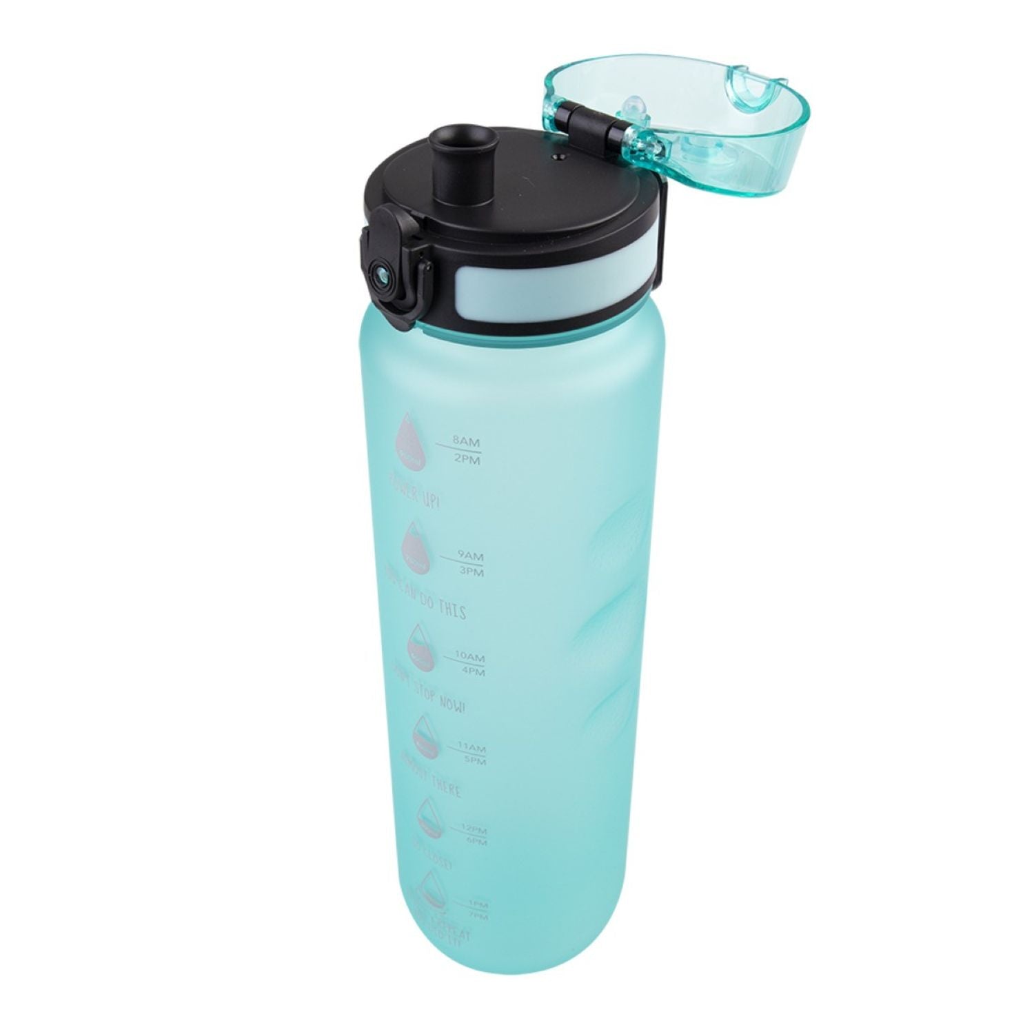 Oasis Tritan Motivation Bottle 1L - Aqua Marine