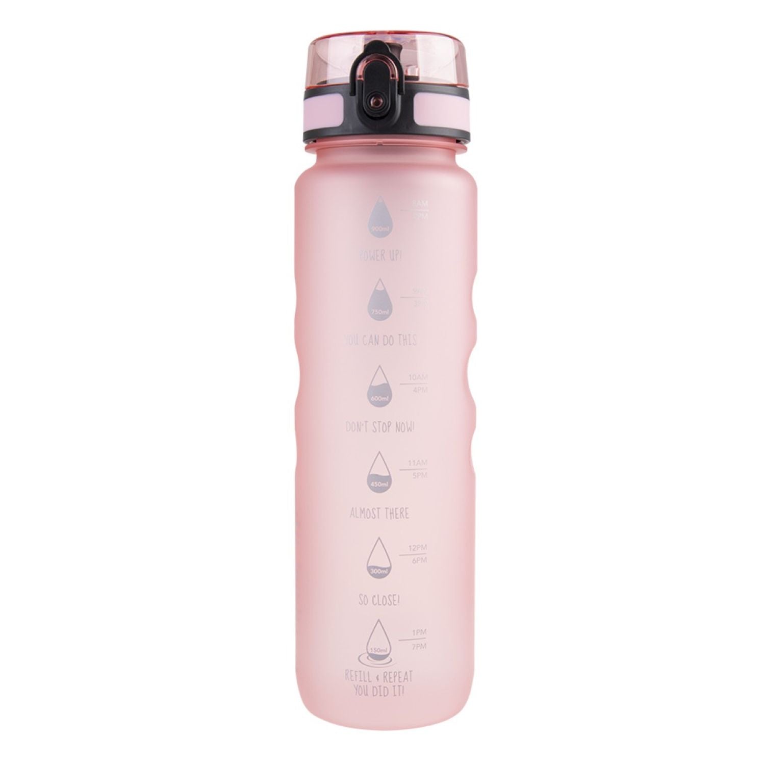 Oasis Tritan Motivation Bottle 1L - Glow Pink