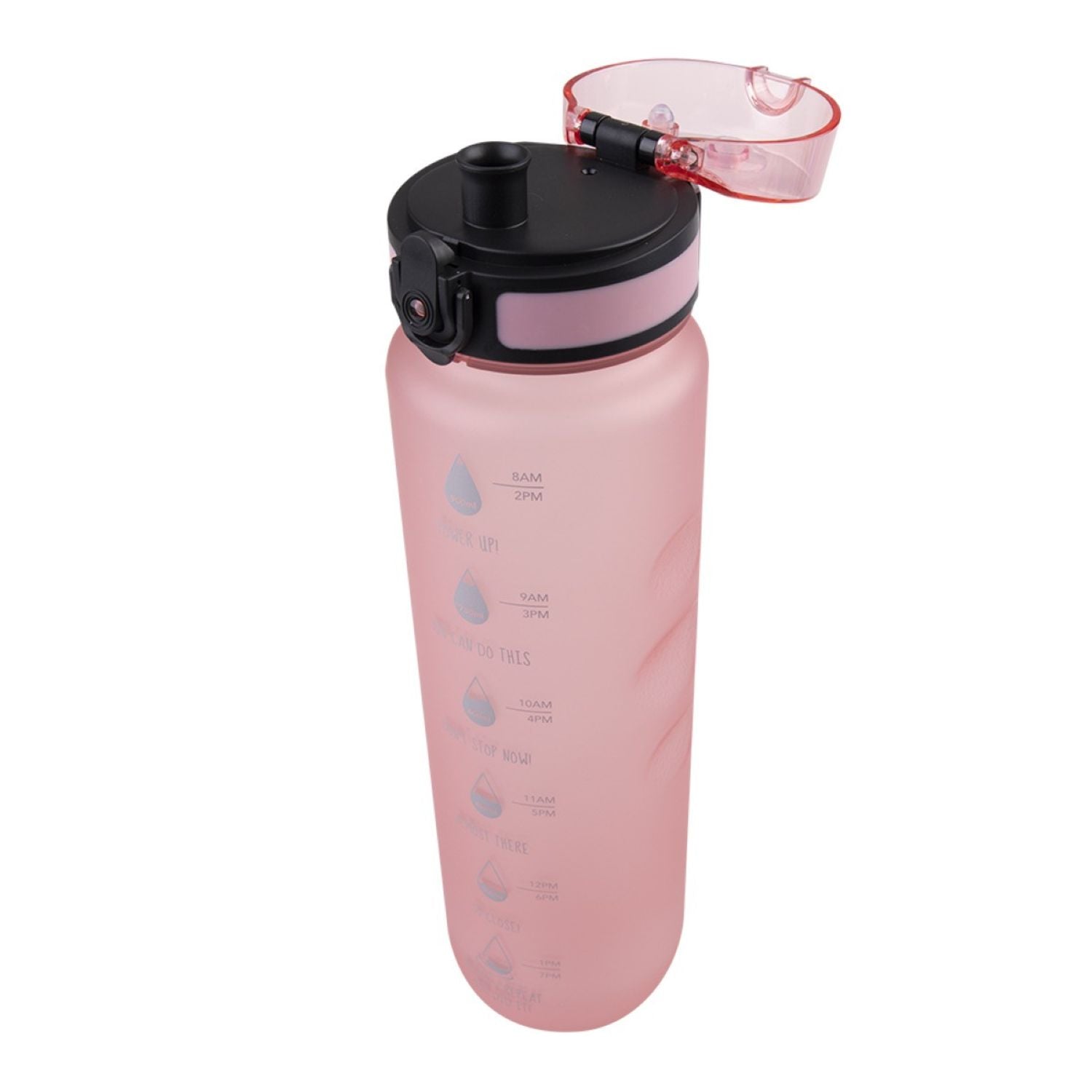 Oasis Tritan Motivation Bottle 1L - Glow Pink