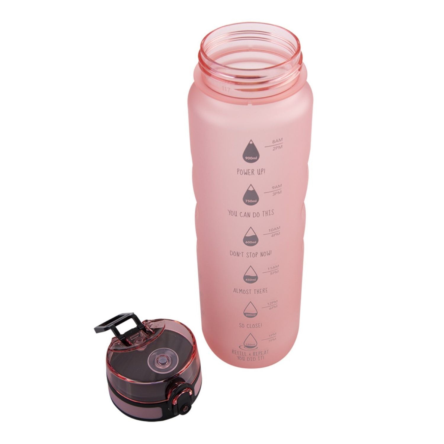 Oasis Tritan Motivation Bottle 1L - Glow Pink