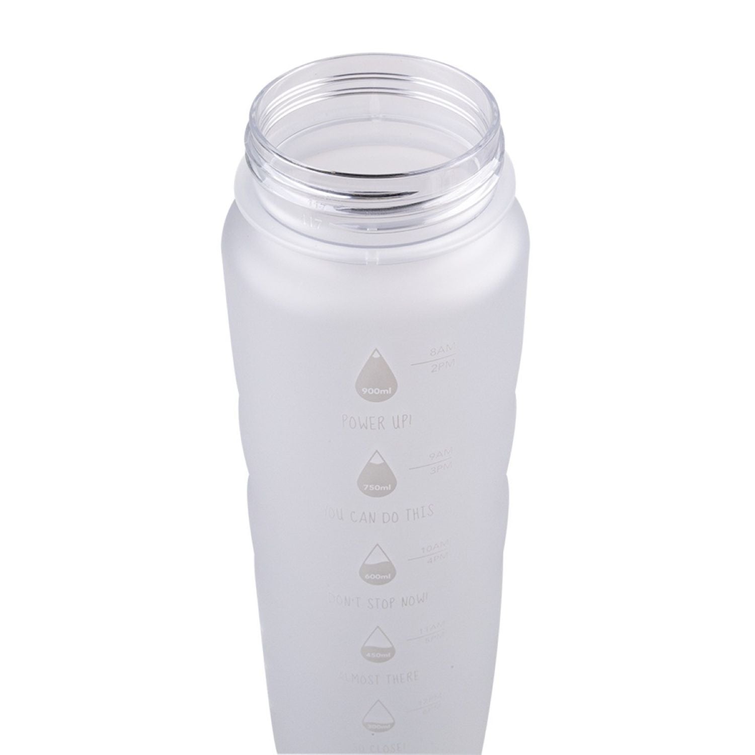 Oasis Tritan Motivation Bottle 1L - White