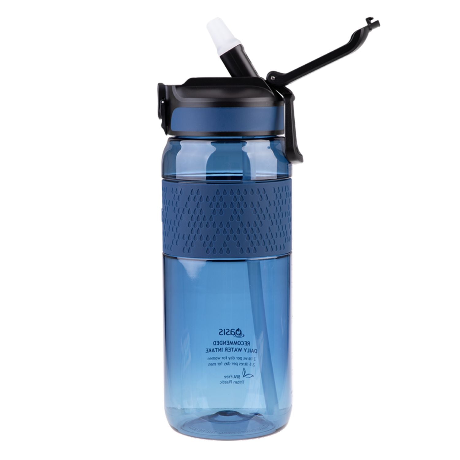 Oasis Tritan Sports Bottle With Sipper Straw 800ML - Blue Ocean