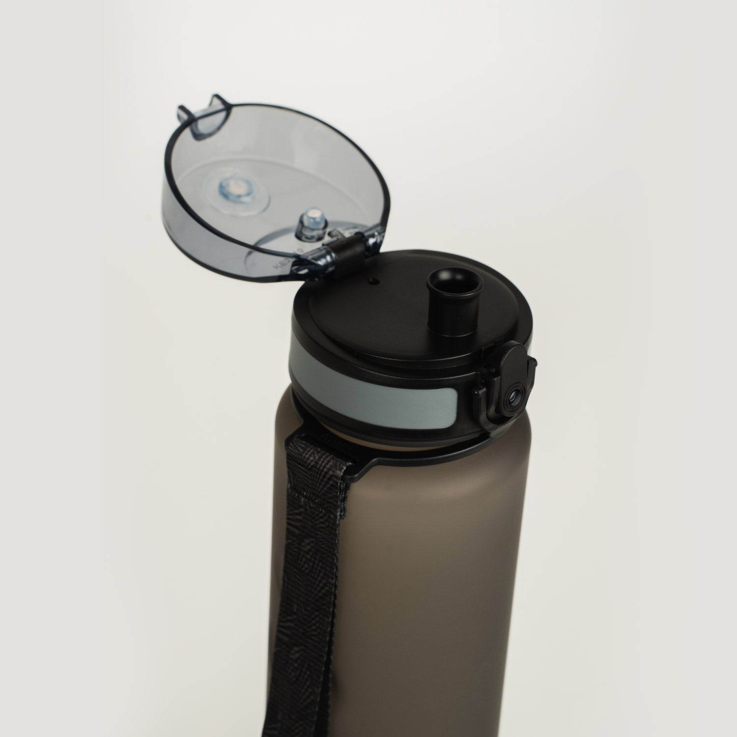 Oasis Tritan Sports Bottle with Handle Strap 1L - Graphite