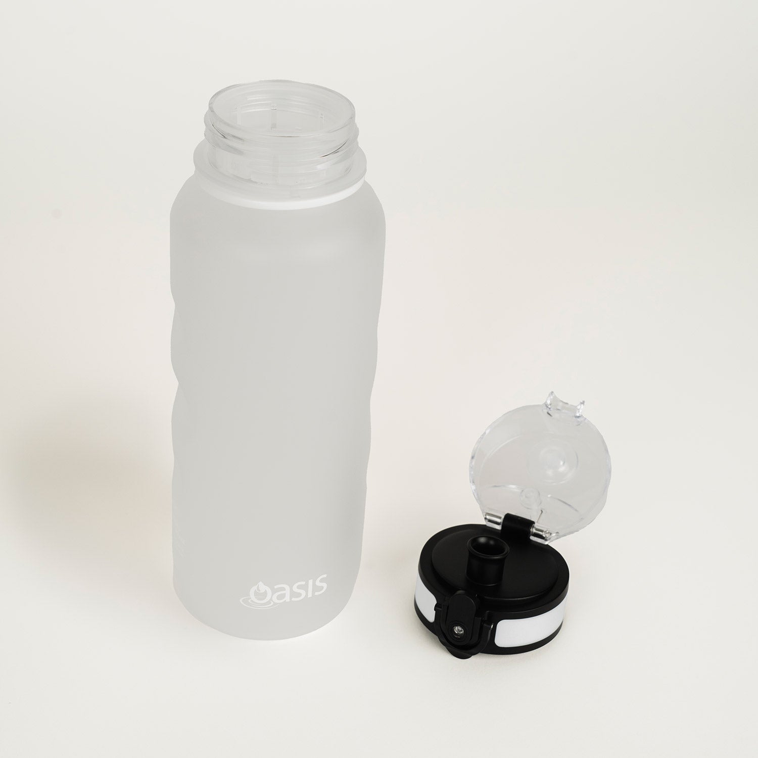 Oasis Tritan Sports Bottle with Handle Strap 750ML - White