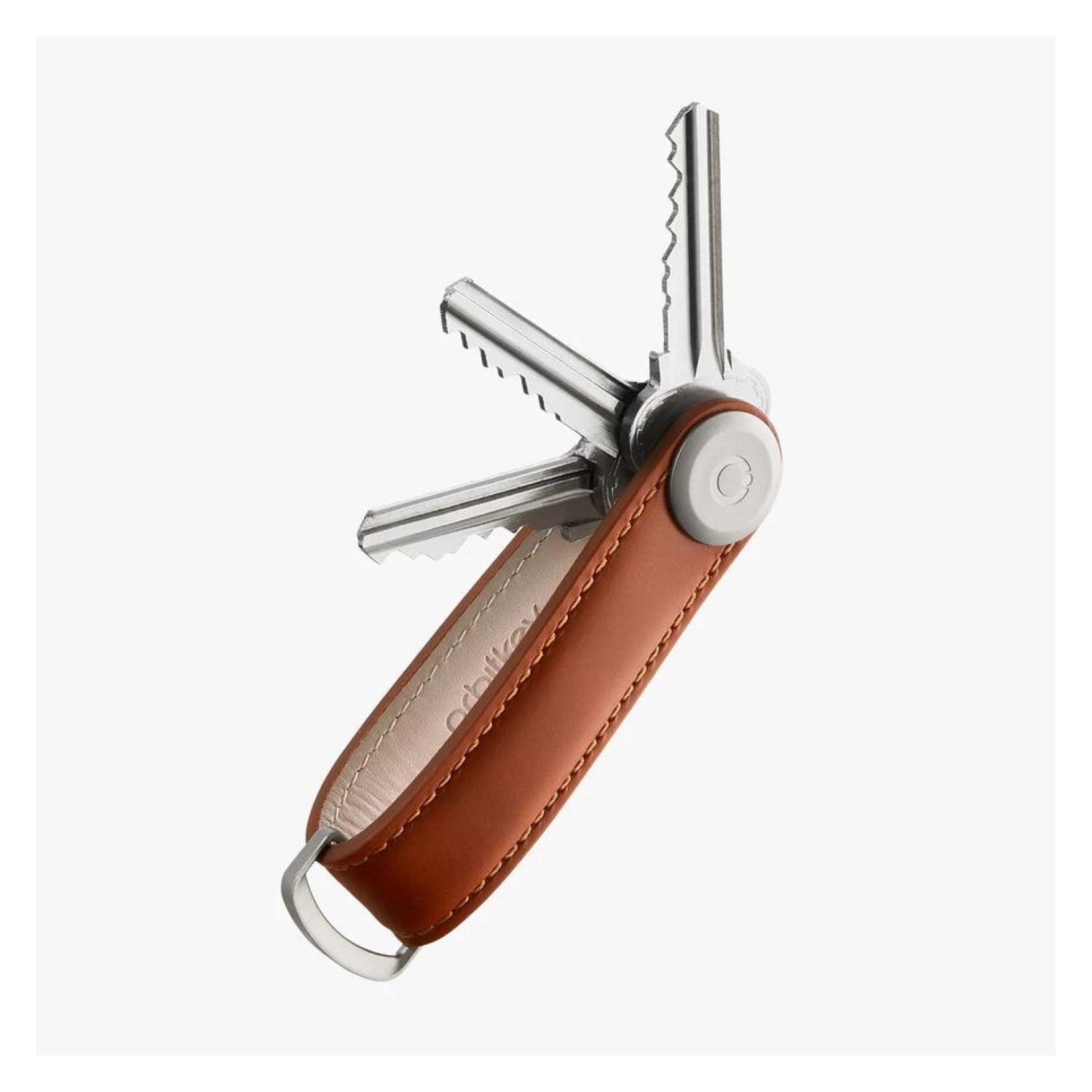 Orbitkey Leather Key Organiser 2.0 (Cognac/Tan)