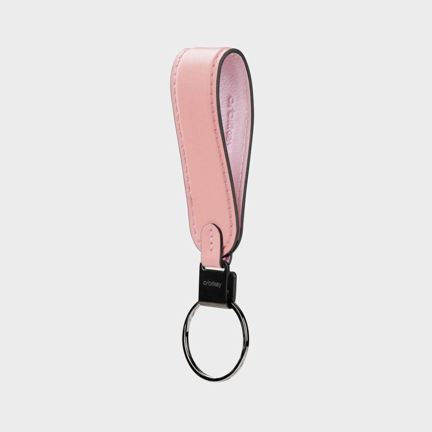 Orbitkey Leather Loop Keychain (Cotton Candy)