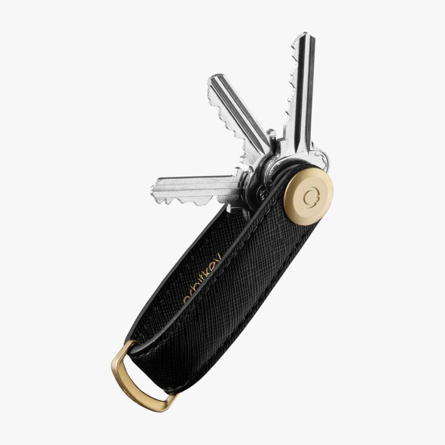 Orbitkey Saffiano Leather Key Organiser (Liquorice Black)
