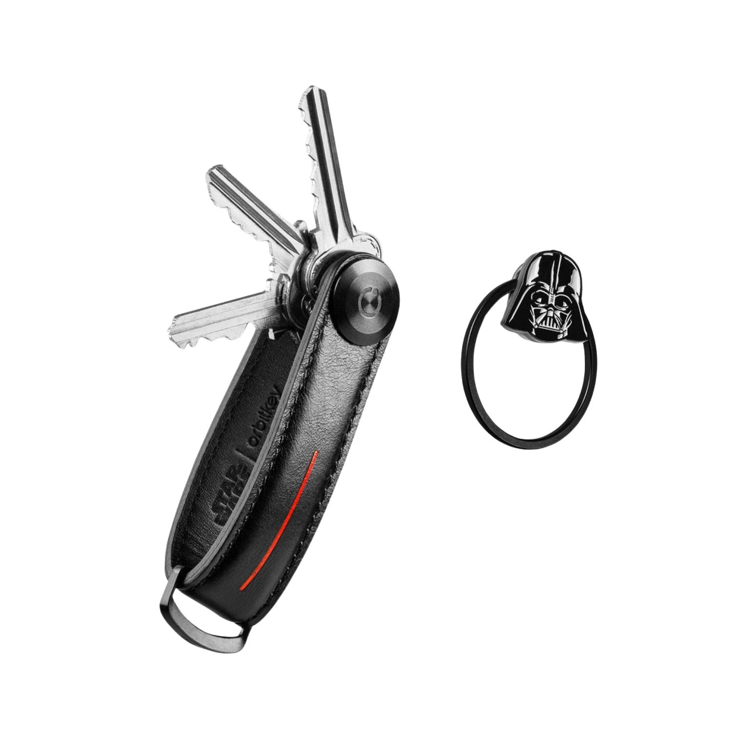 Orbitkey Star Wars Darth Vader Leather Key Organiser + Ring V2 Kit