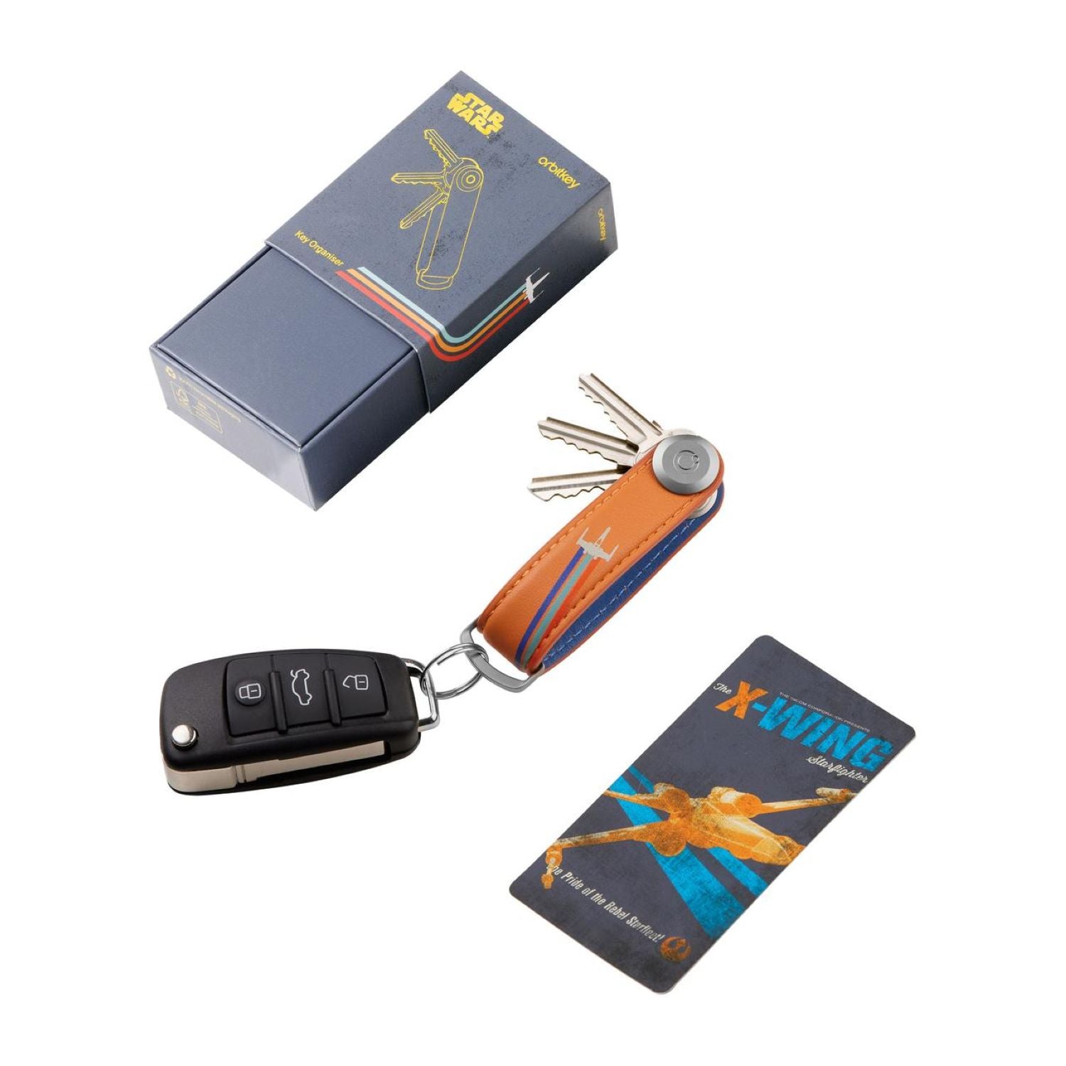 Orbitkey Star Wars Leather Key Organiser (X-Wing)