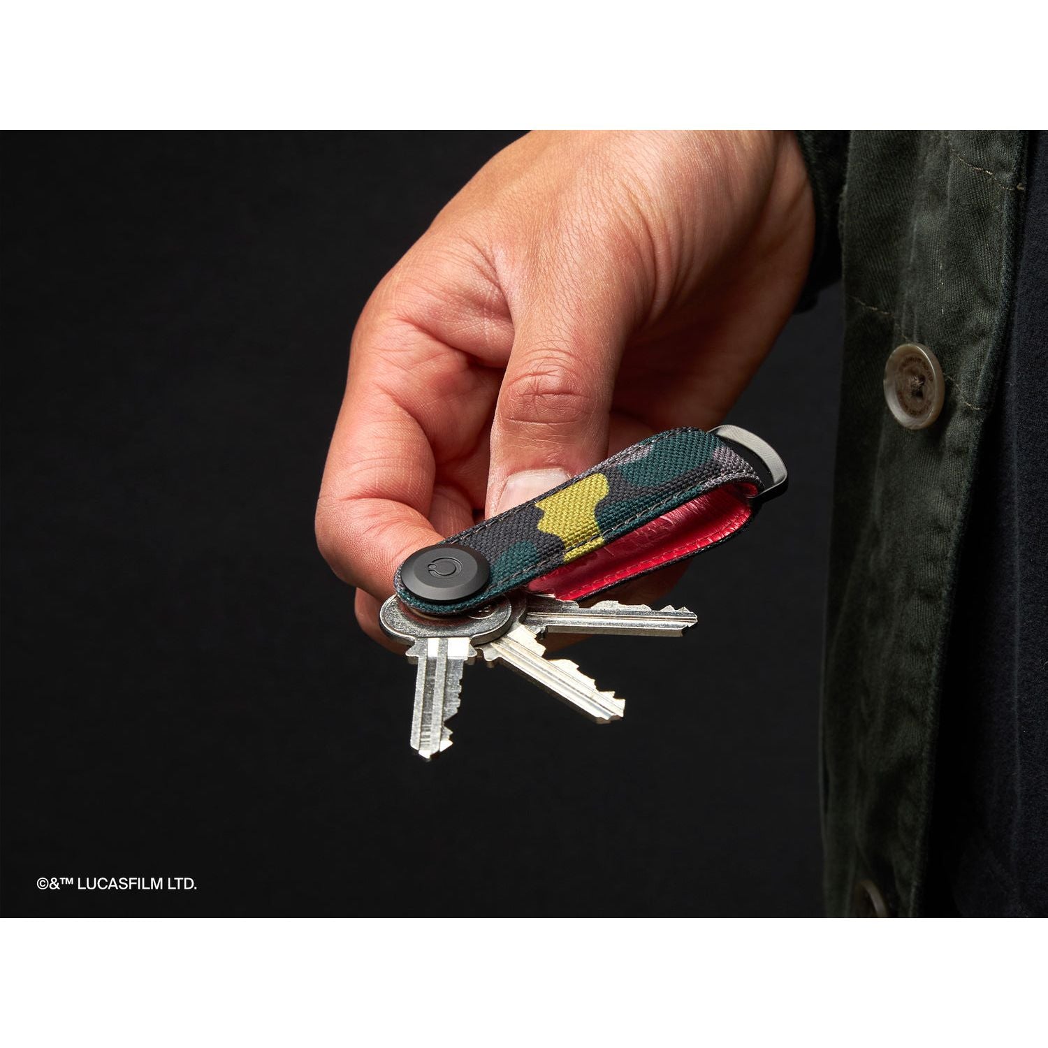 Orbitkey Star Wars Nylon Leather Key Organiser (Boba Fett)