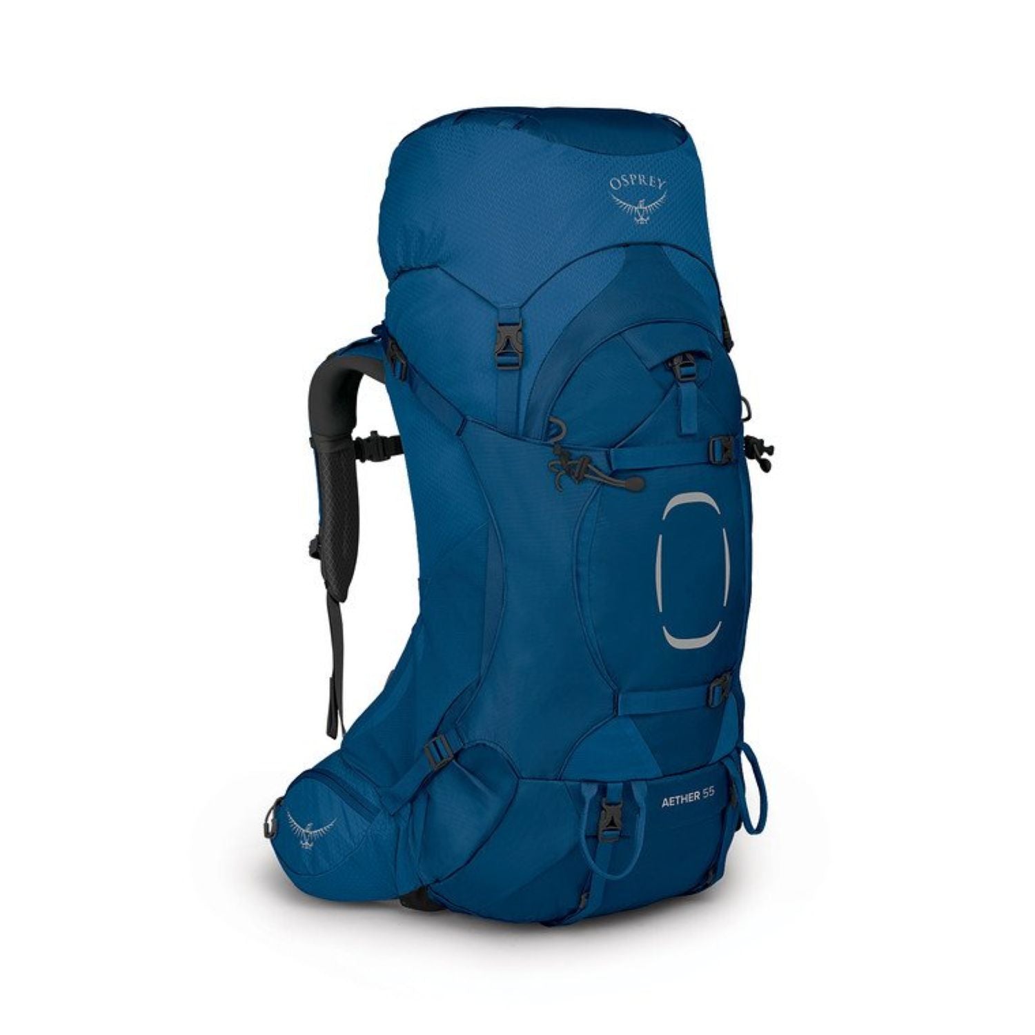Osprey Aether 55 Backpack S/M - Men's Backpacking (Deep Water Blue)