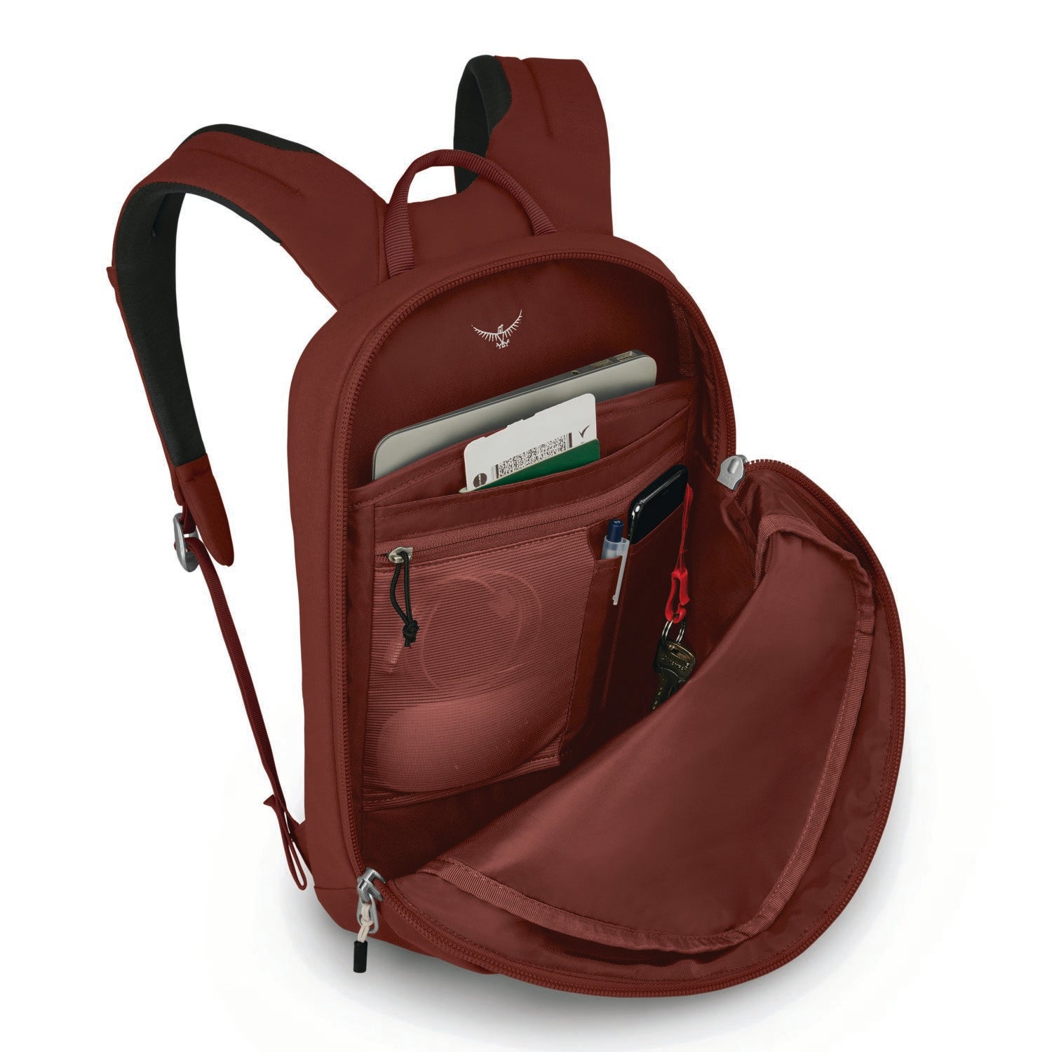 Osprey Arcane Small Day Backpack - Everday - Commute (Acorn Red)