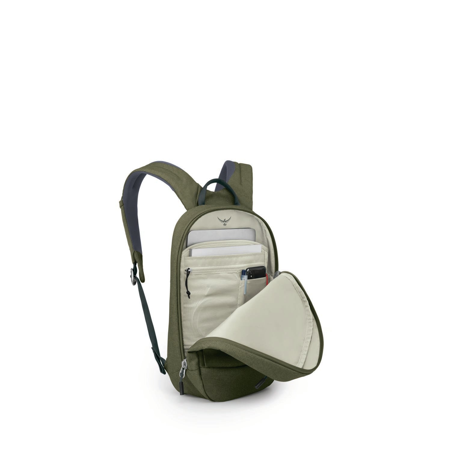 Osprey Arcane Small Day Backpack - Everyday - Commute (Earl Grey Heather)