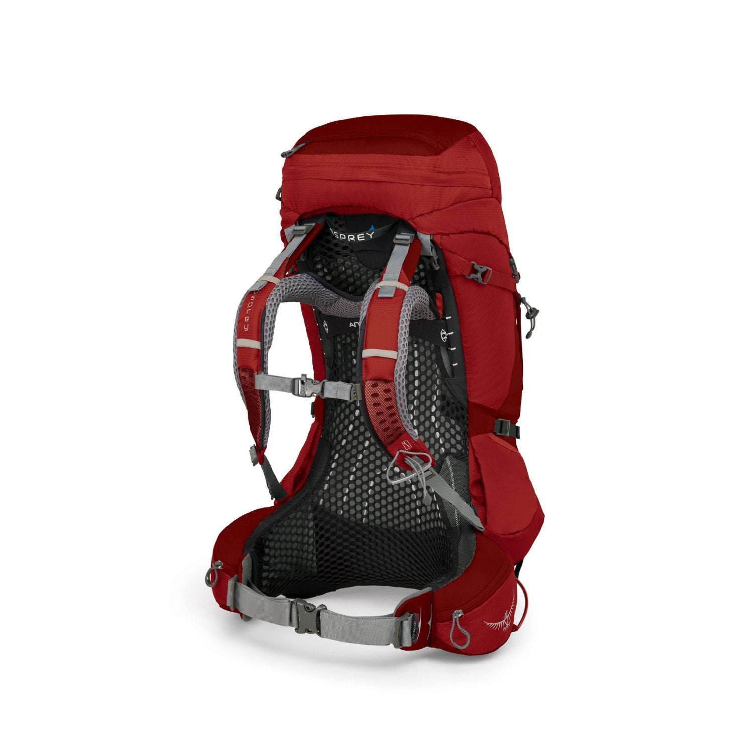 Osprey Atmos AG 50 Backpack - Large - Men's Backpacking (Rigby Red)