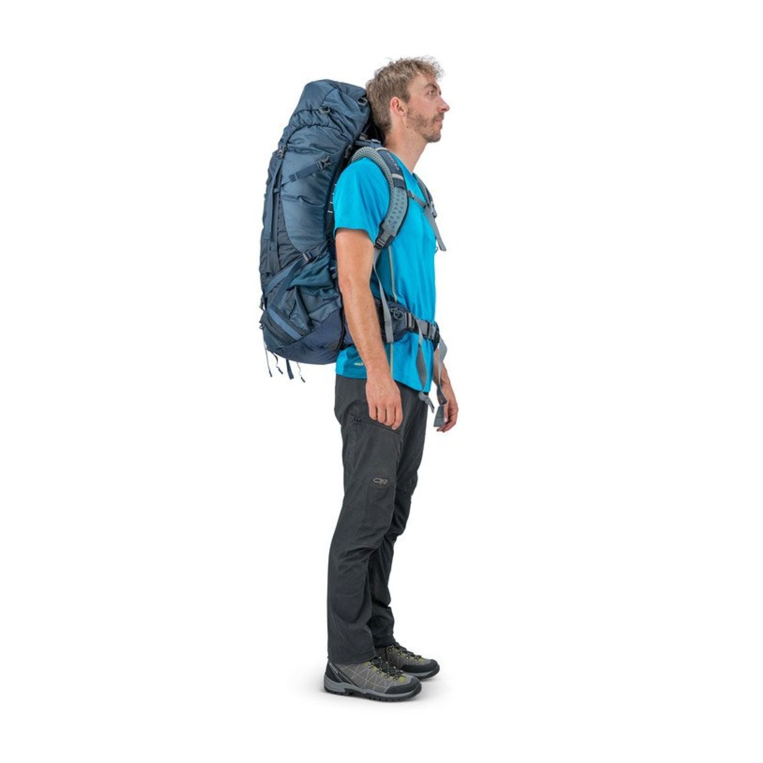 osprey atmos 65 mens backpack large Osprey Atmos AG 65 Backpack with Raincover - Large