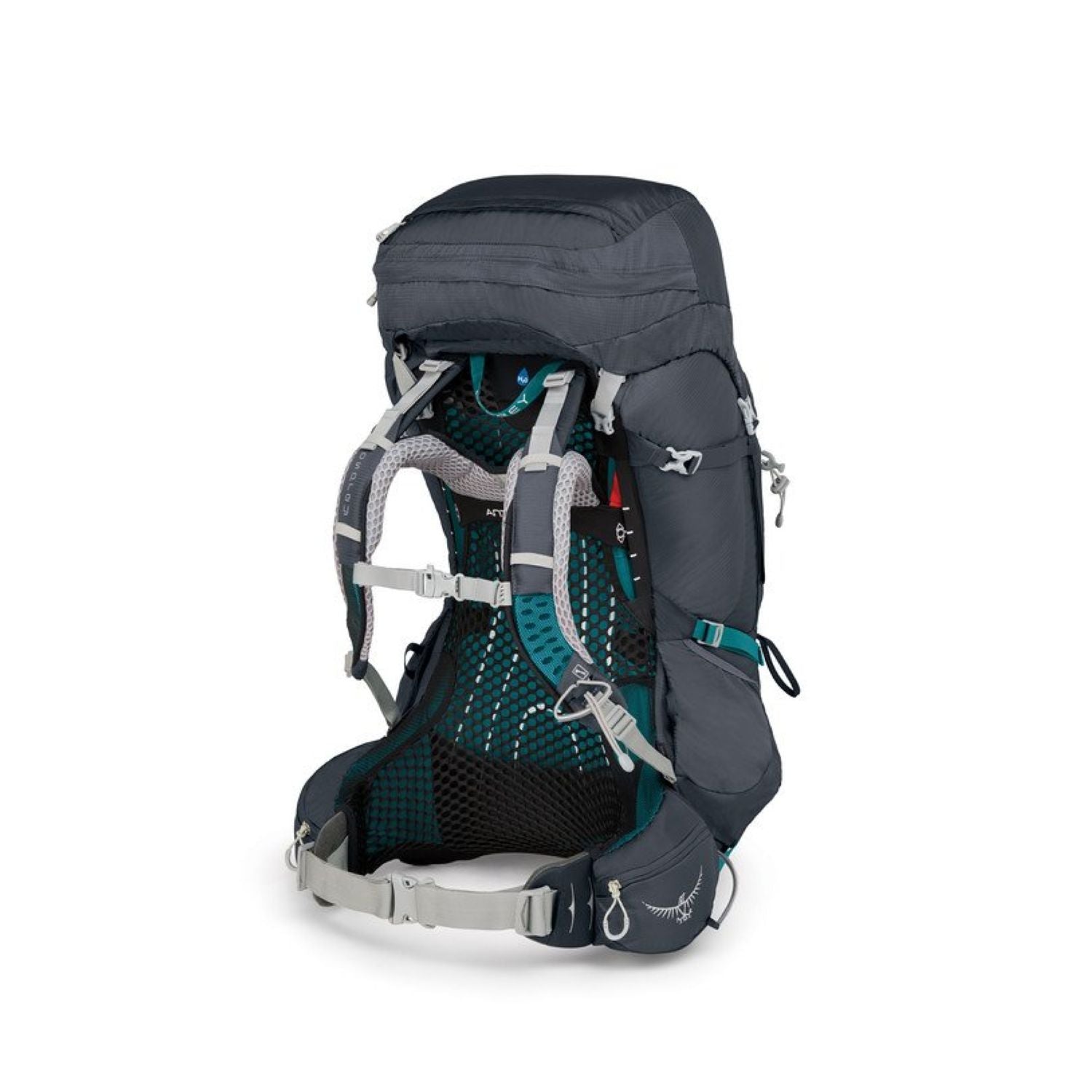 Osprey Aura AG 65 Backpack with Raincover - Medium - Women's Backpacking (Vestal Grey)