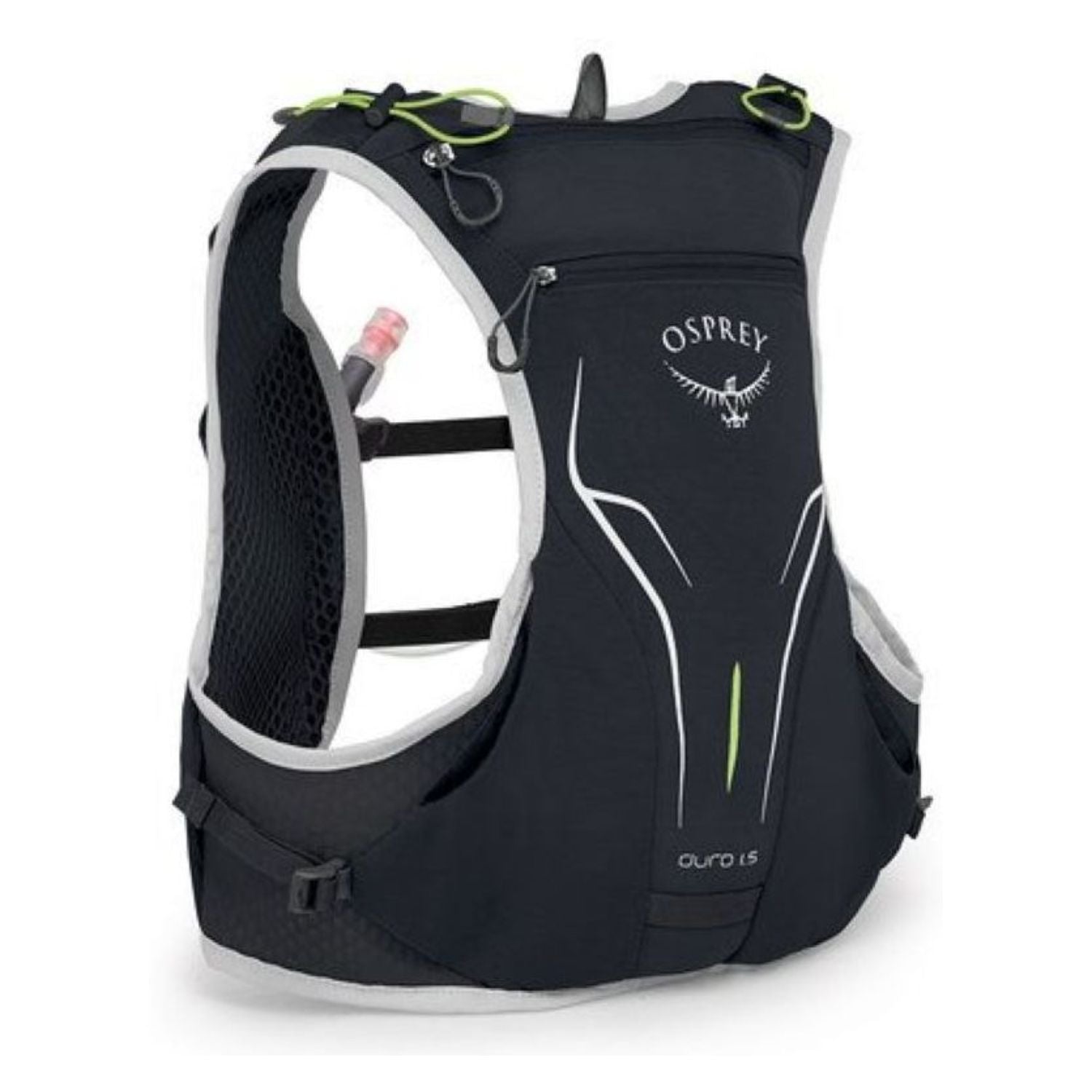 Osprey Duro 1.5 Hydration Vest with Reservoir - Medium/Large - Men's Trail Running - Hydration (Alpine Black)