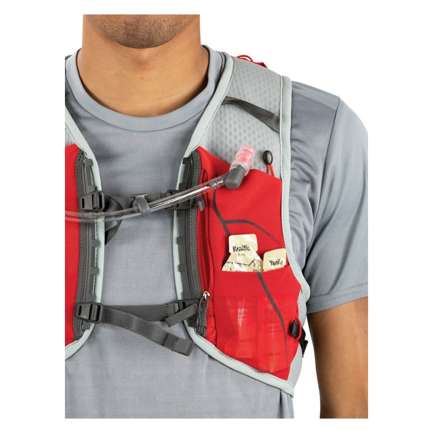 Osprey Duro 1.5 Hydration Vest with Reservoir - Medium/Large - Men's Trail Running - Hydration (Phoenix Red)