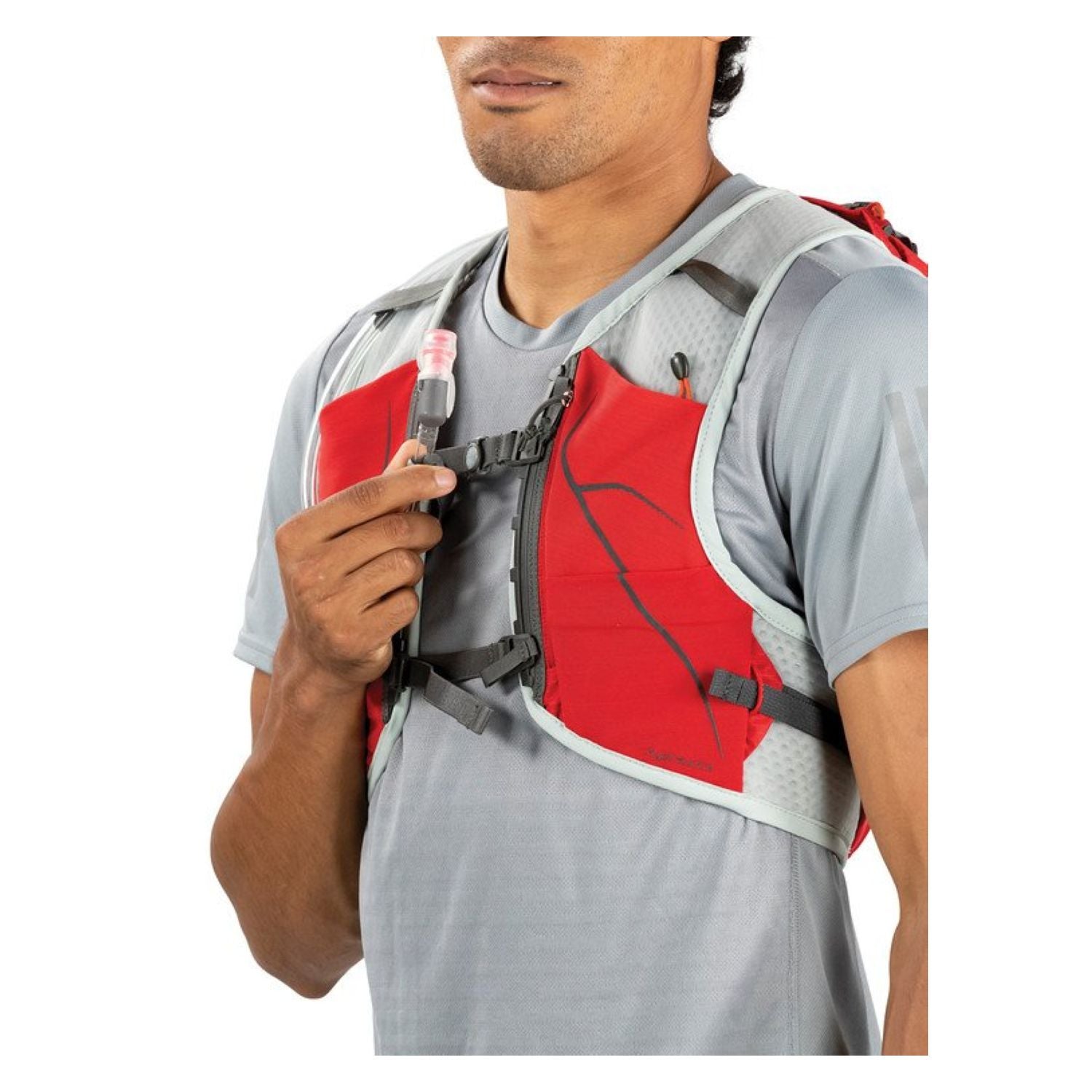 Osprey Duro 15 Hydration Pack with Reservoir - Small/Medium - Men's Trail Running - Hydration (Phoenix Red)