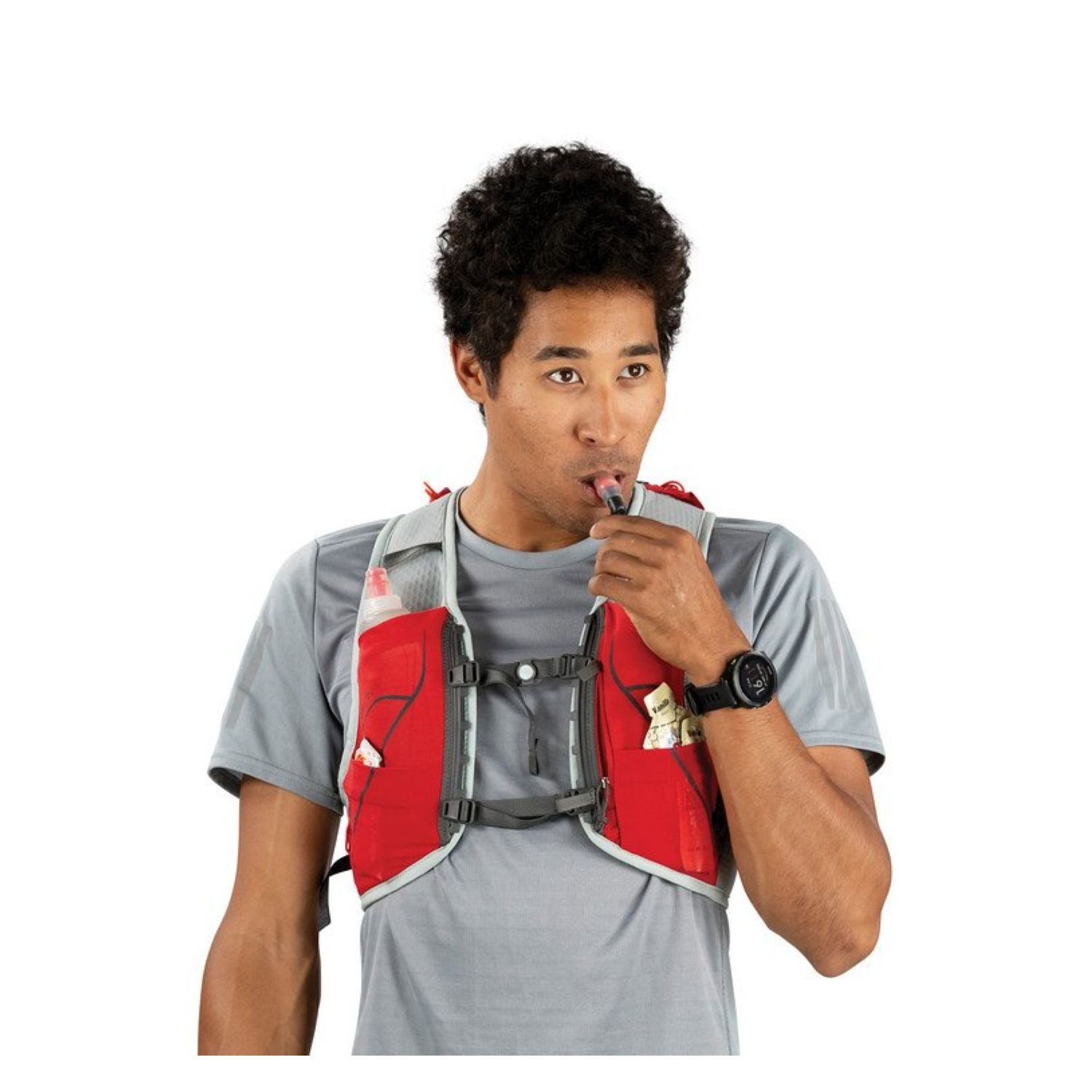 Osprey Duro 6 Hydration Pack with Reservoir - Small/Medium - Men's Trail Running - Hydration (Phoenix Red)