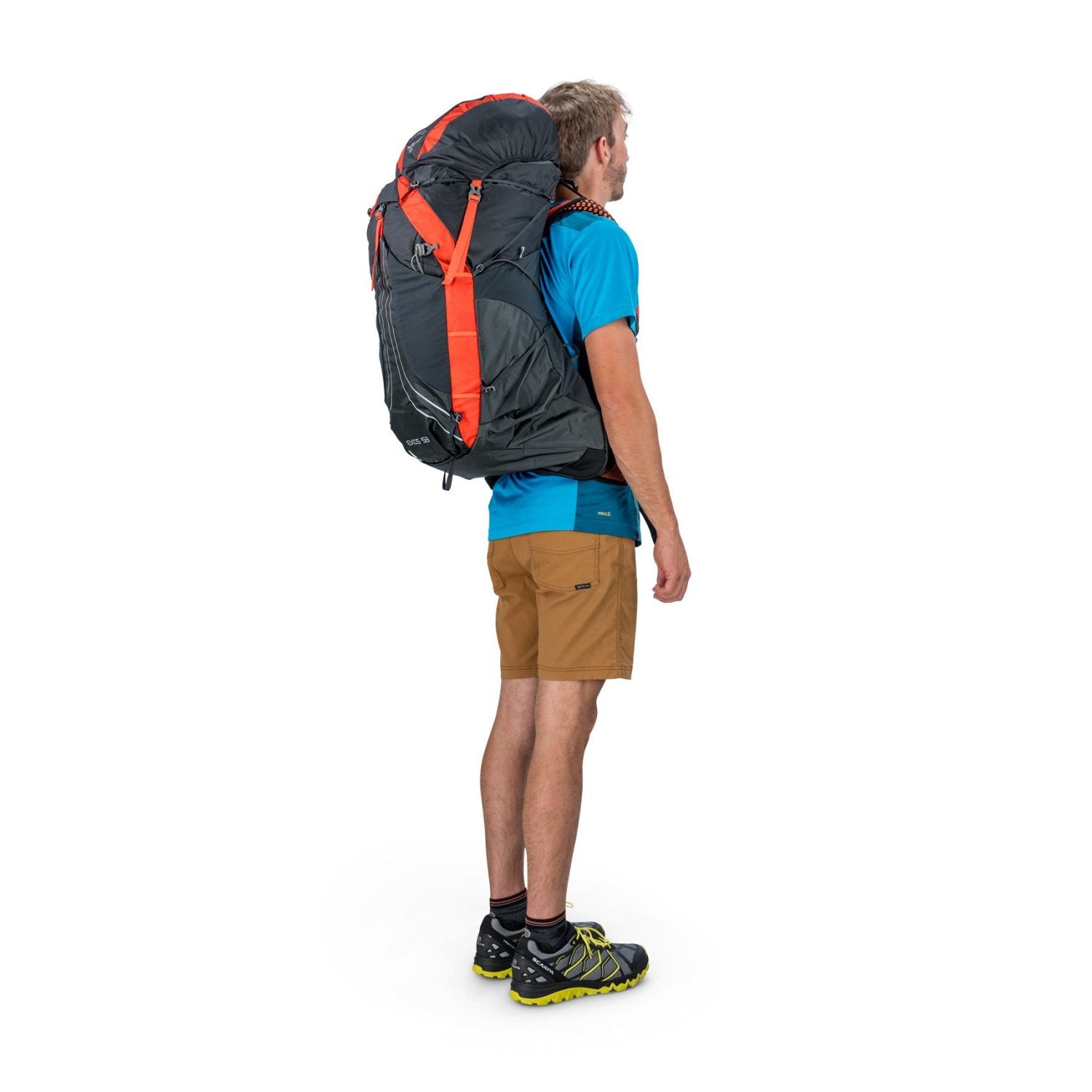 osprey bags exos 58-blaze black Osprey Exos 58 Backpack - Medium