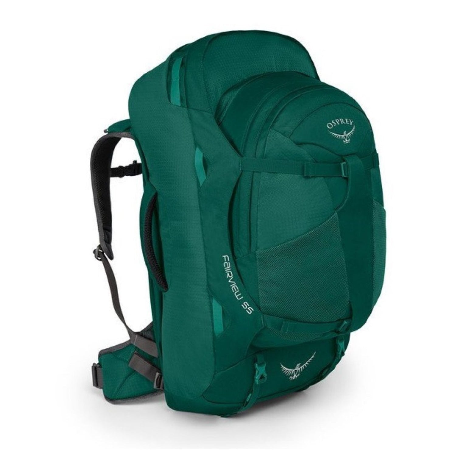 Osprey Fairview Travel Pack 55 Backpack - Extra Small/Small -  Women's Travel - Trekking (Rainforest Green)