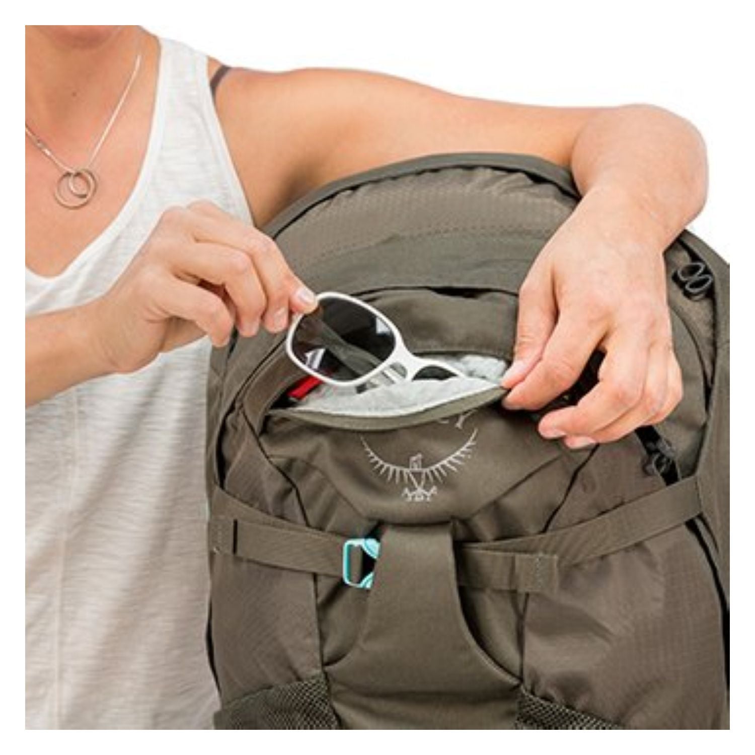 Osprey Fairview Travel Pack 55 Backpack - Extra Small/Small -  Women's Travel - Trekking (Rainforest Green)