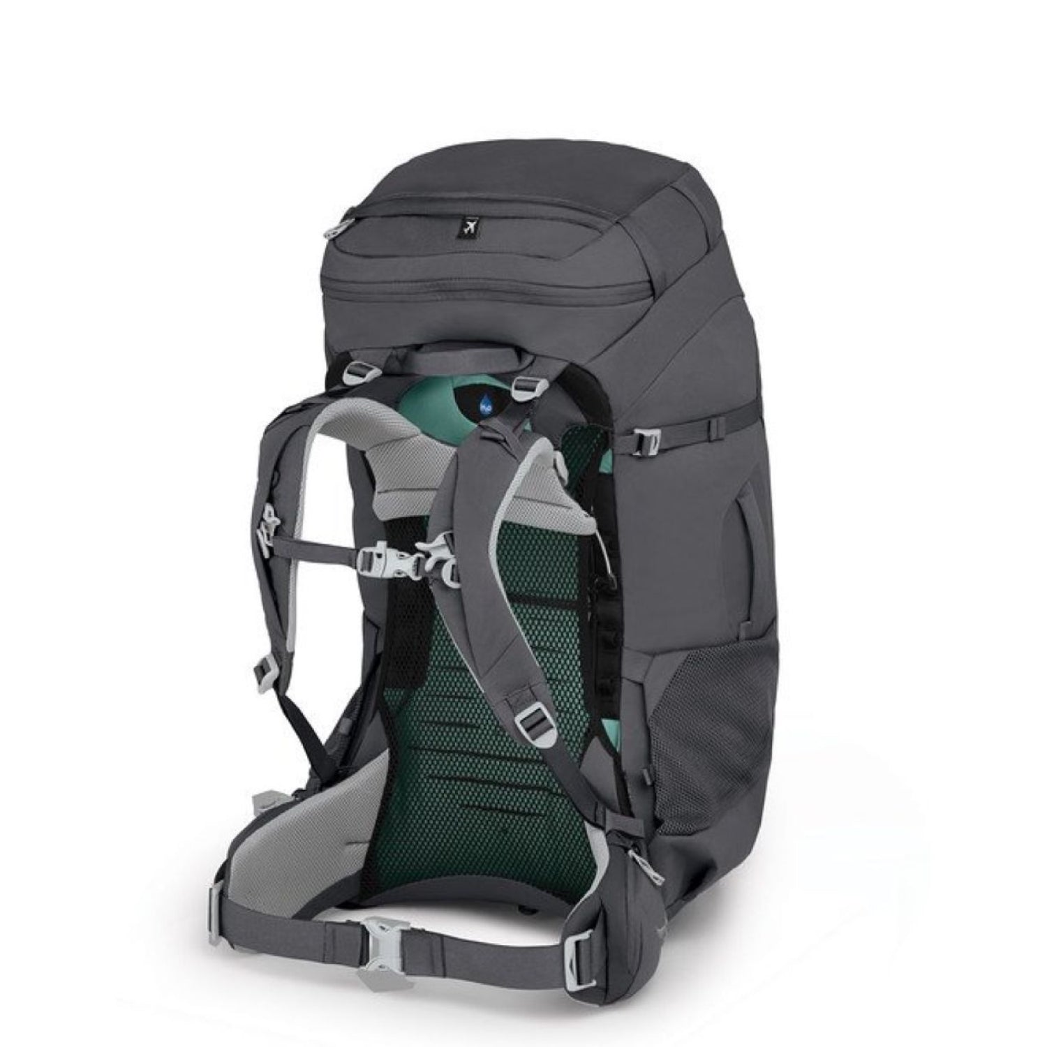 Osprey Fairview Trek Travel Pack 70 Backpack - Women's Travel Pack - Backpacking (Charcoal Grey)