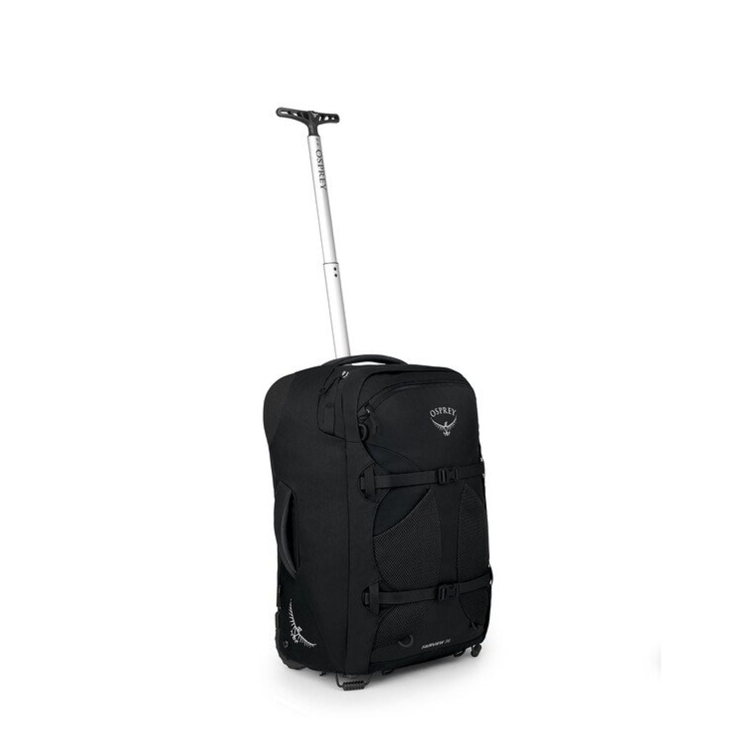 Osprey Fairview Wheeled Travel Pack 36 O/S - Women's Convertible Luggage to Backpack (Black)