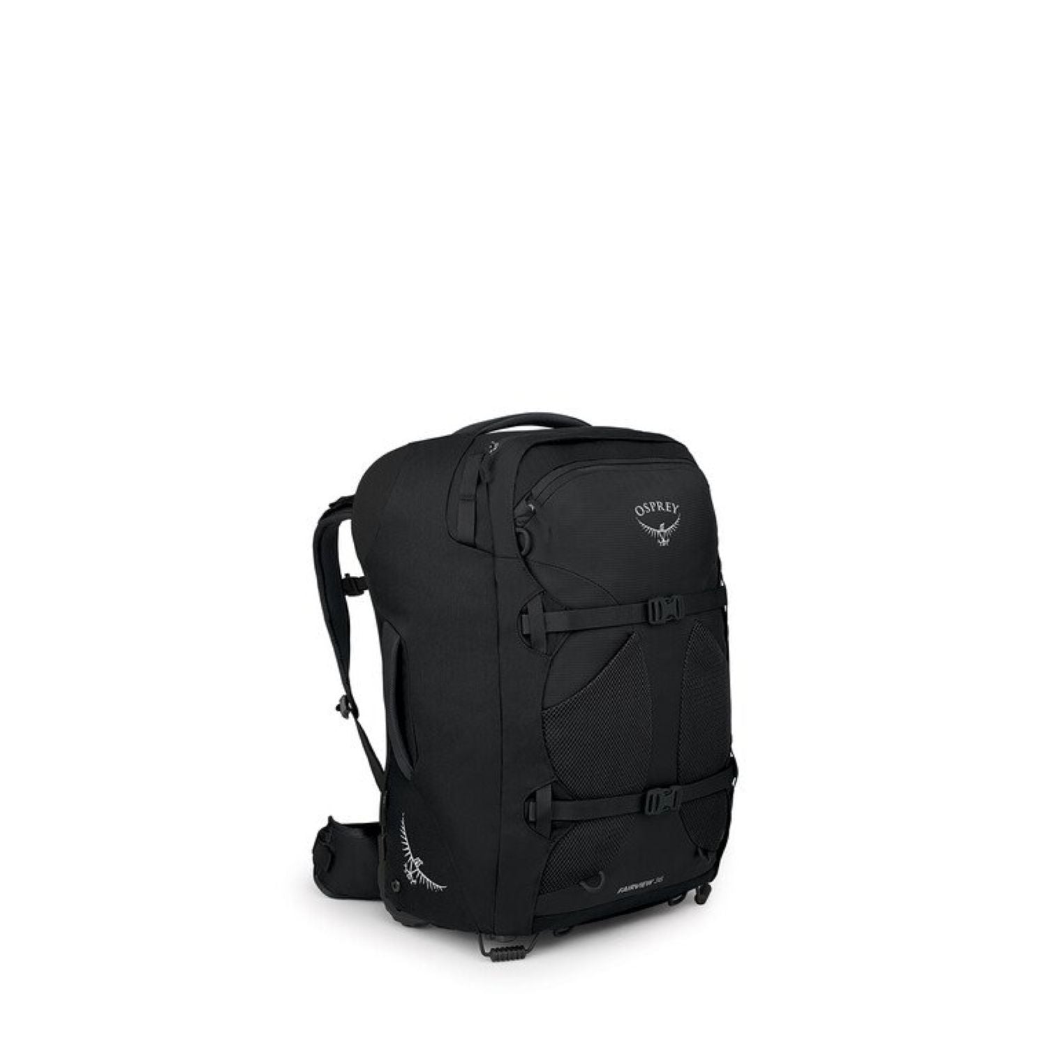 Osprey Fairview Wheeled Travel Pack 36 O/S - Women's Convertible Luggage to Backpack (Black)
