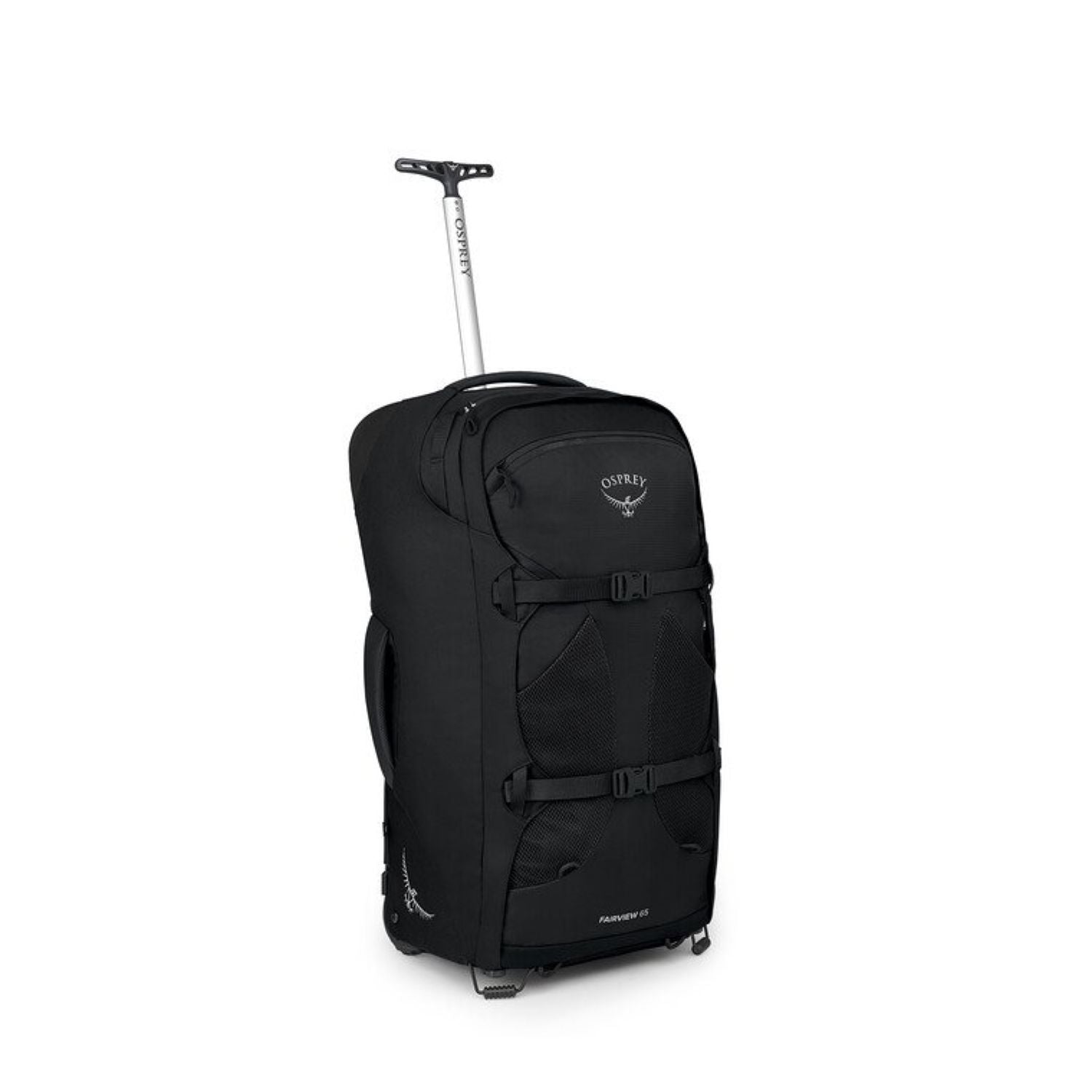 Osprey Fairview Wheeled Travel Pack 65 O/S - Women's Convertible Luggage to Backpack (Black)
