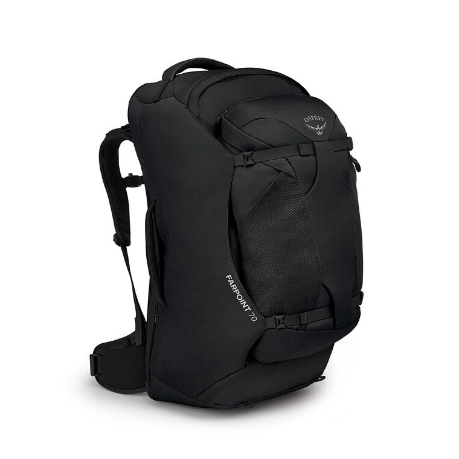 Osprey Farpoint 70 Backpack O/S - Men's Travel Pack (Black)