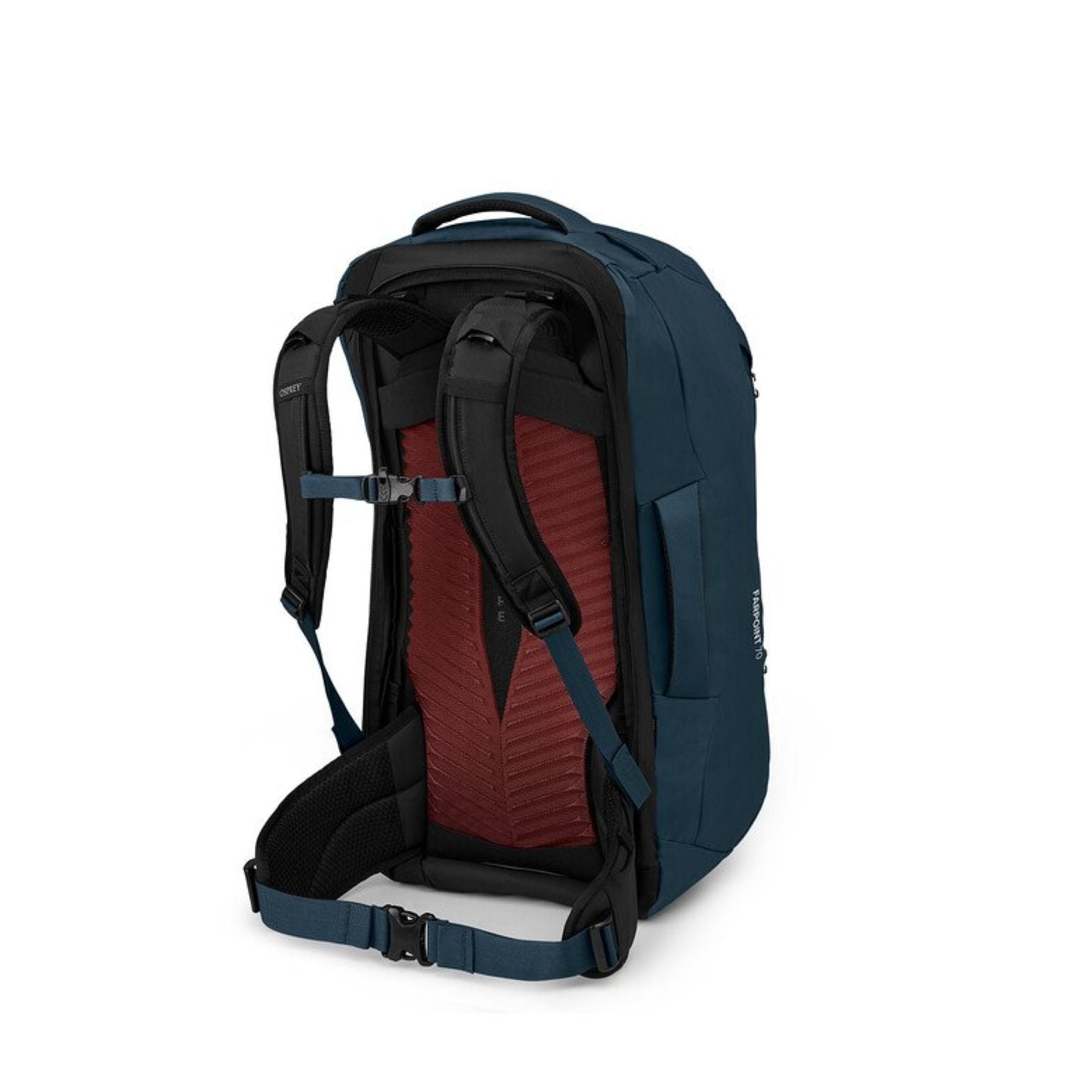Osprey Farpoint 70 Backpack O/S - Men's Travel Pack (Muted Space Blue)