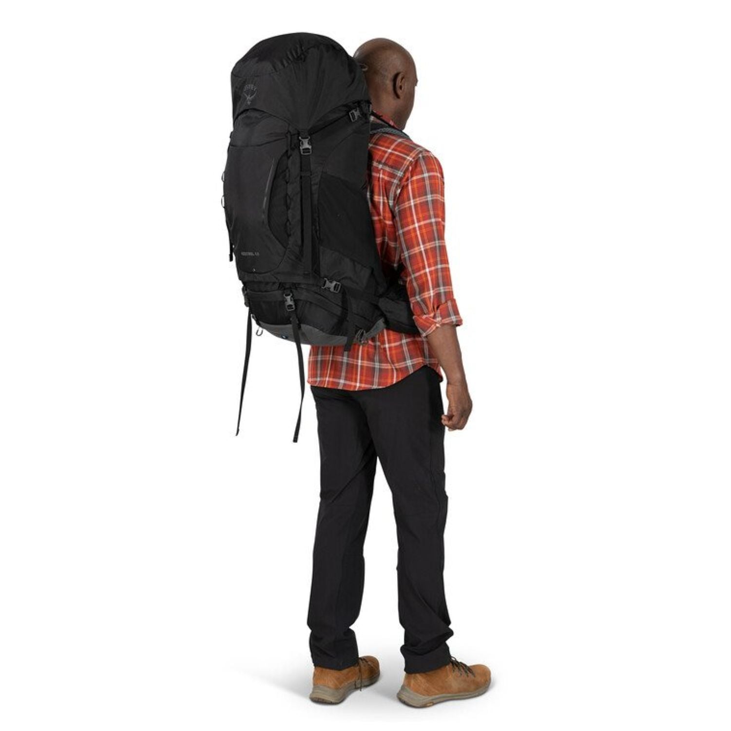 Osprey Kestrel 68 Backpack S/M - Men's Backpacking (Black)