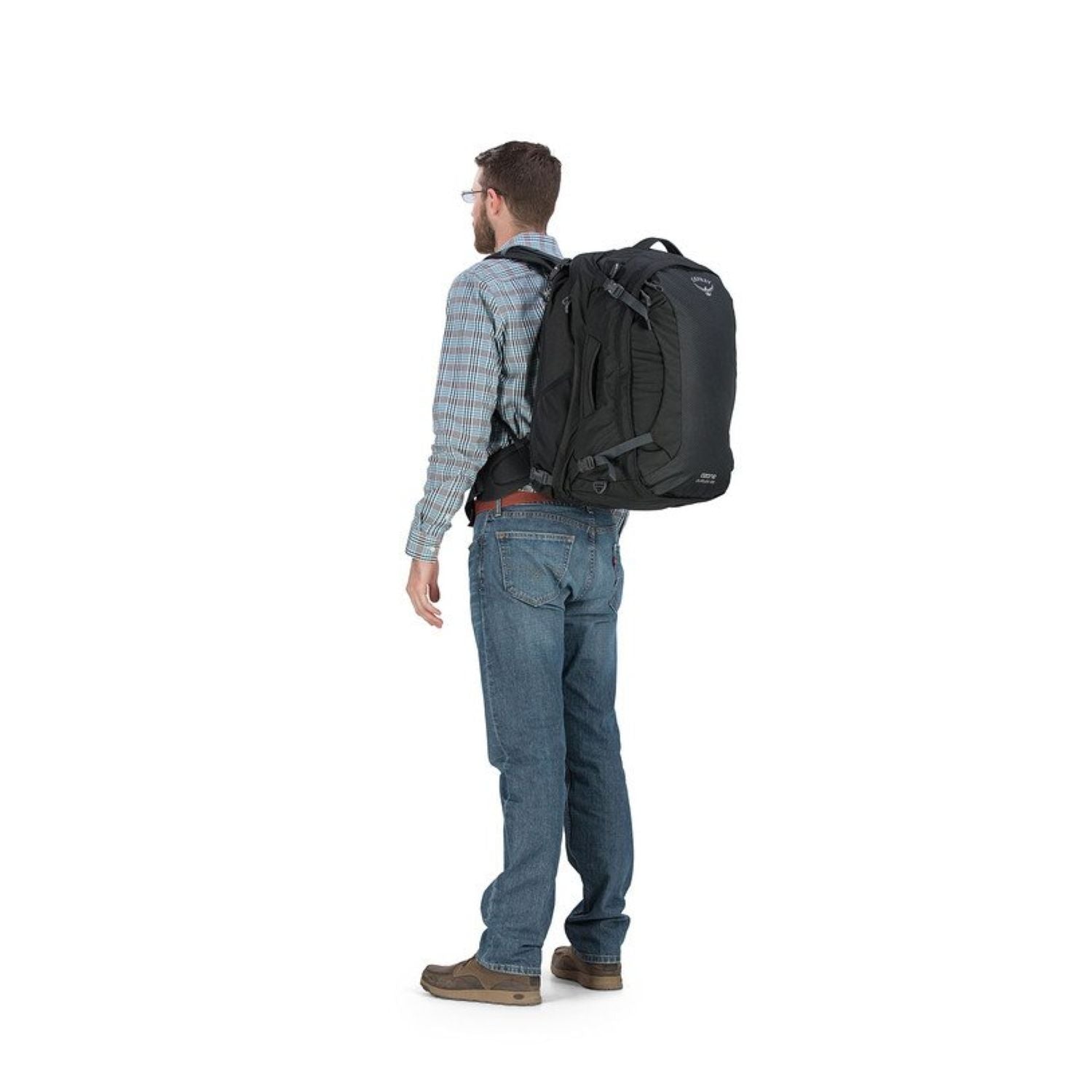 Osprey Ozone Duplex 65 Men's Travel Pack Backpack (Black) – The