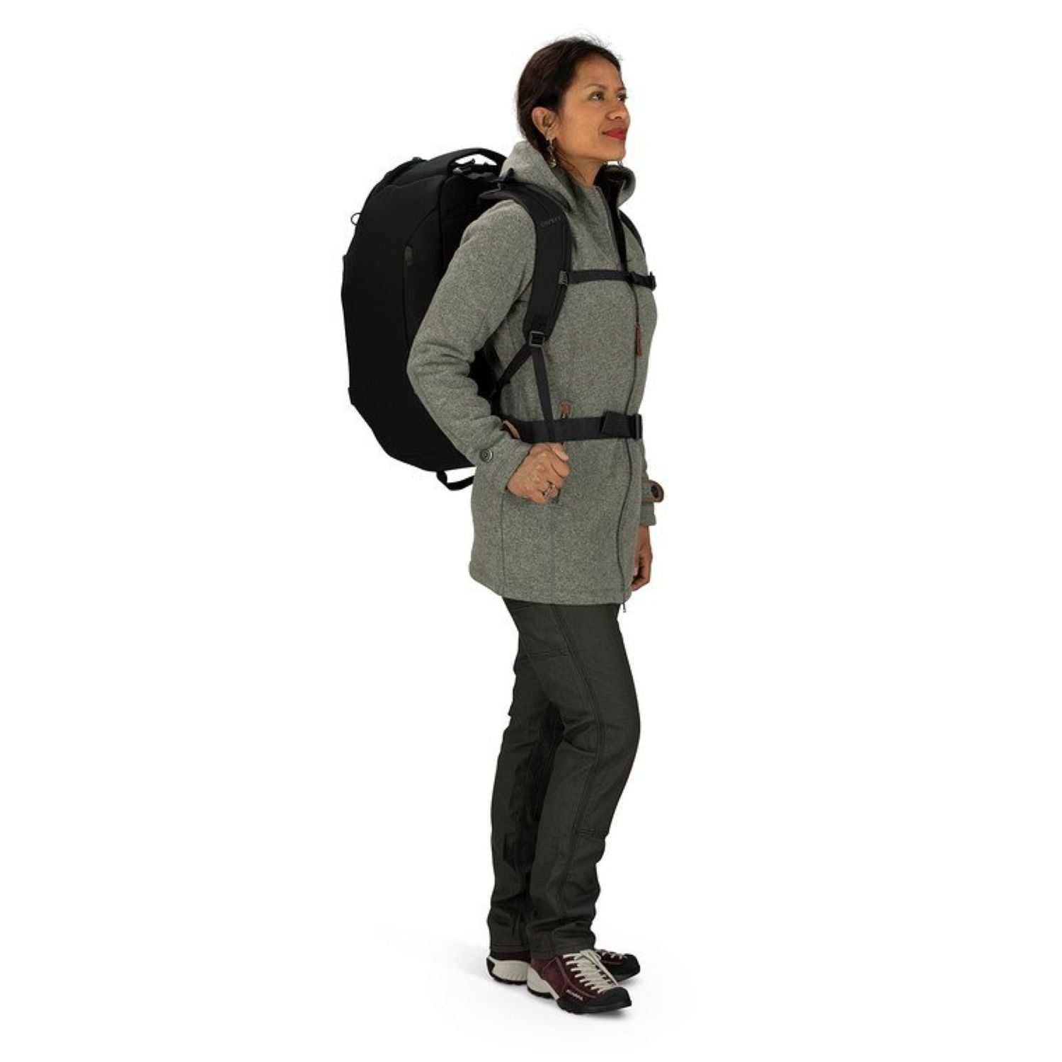 Osprey Porter 46 Backpack - Travel (Black)