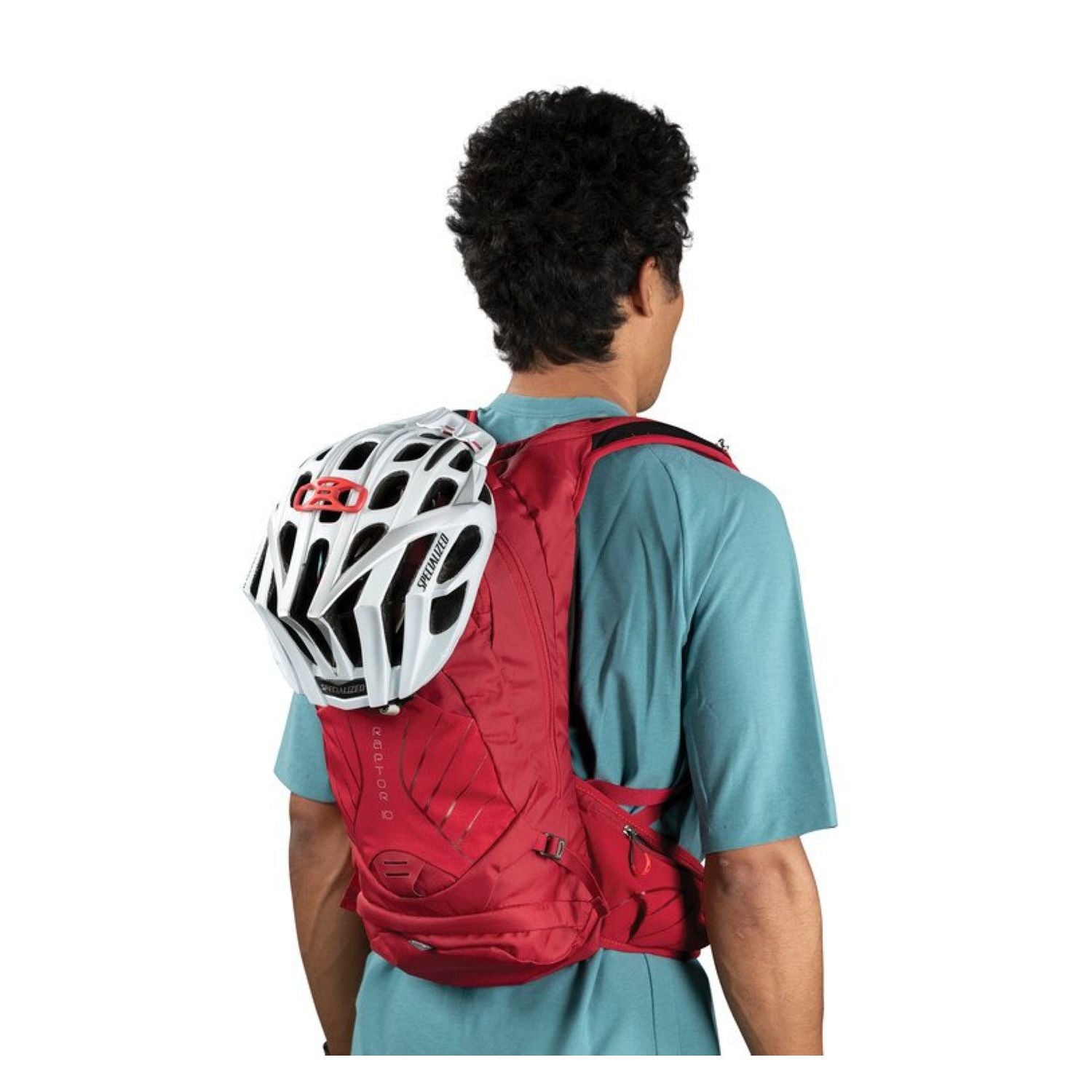 Osprey Raptor 10 Hydration Backpack with Reservoir - Men's Mountain Biking - Hydration (Wildfire Red)