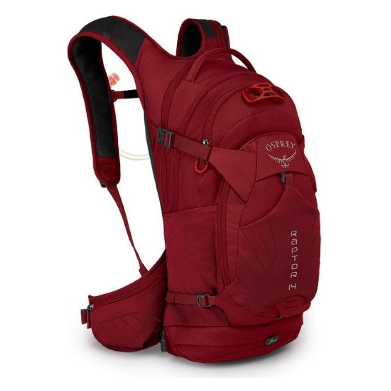 Osprey Raptor 14 Hydration Backpack with Reservoir - Men's Mountain Biking - Hydration (Wildfire Red)