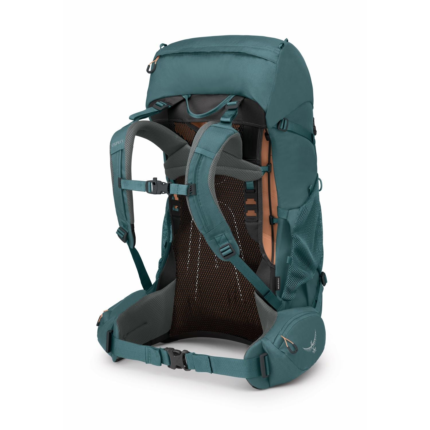 Osprey Renn 50 Backpack - Women's Backpacking (Cascade Blue/Melon Orange)