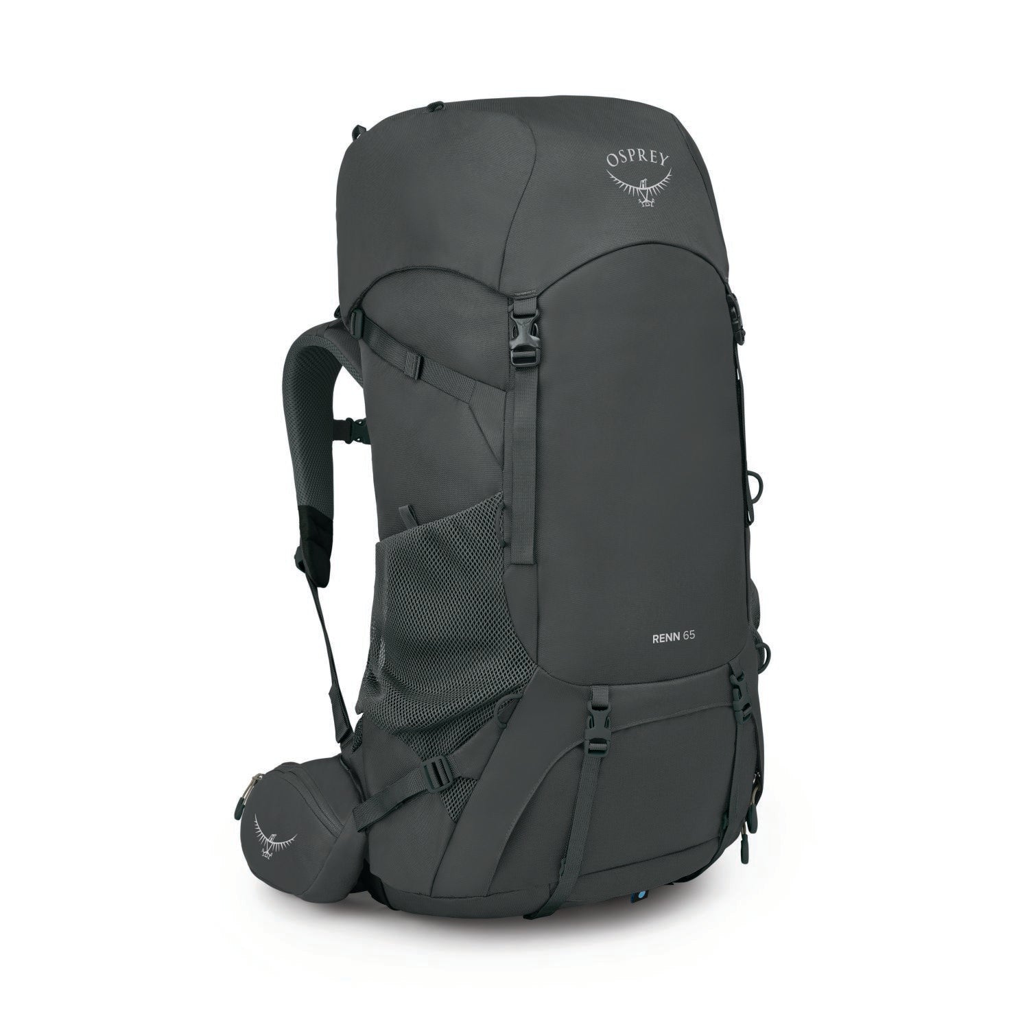 Osprey Renn 65 Backpack - Women's Backpacking (Dark Charcoal/Gray Wolf)