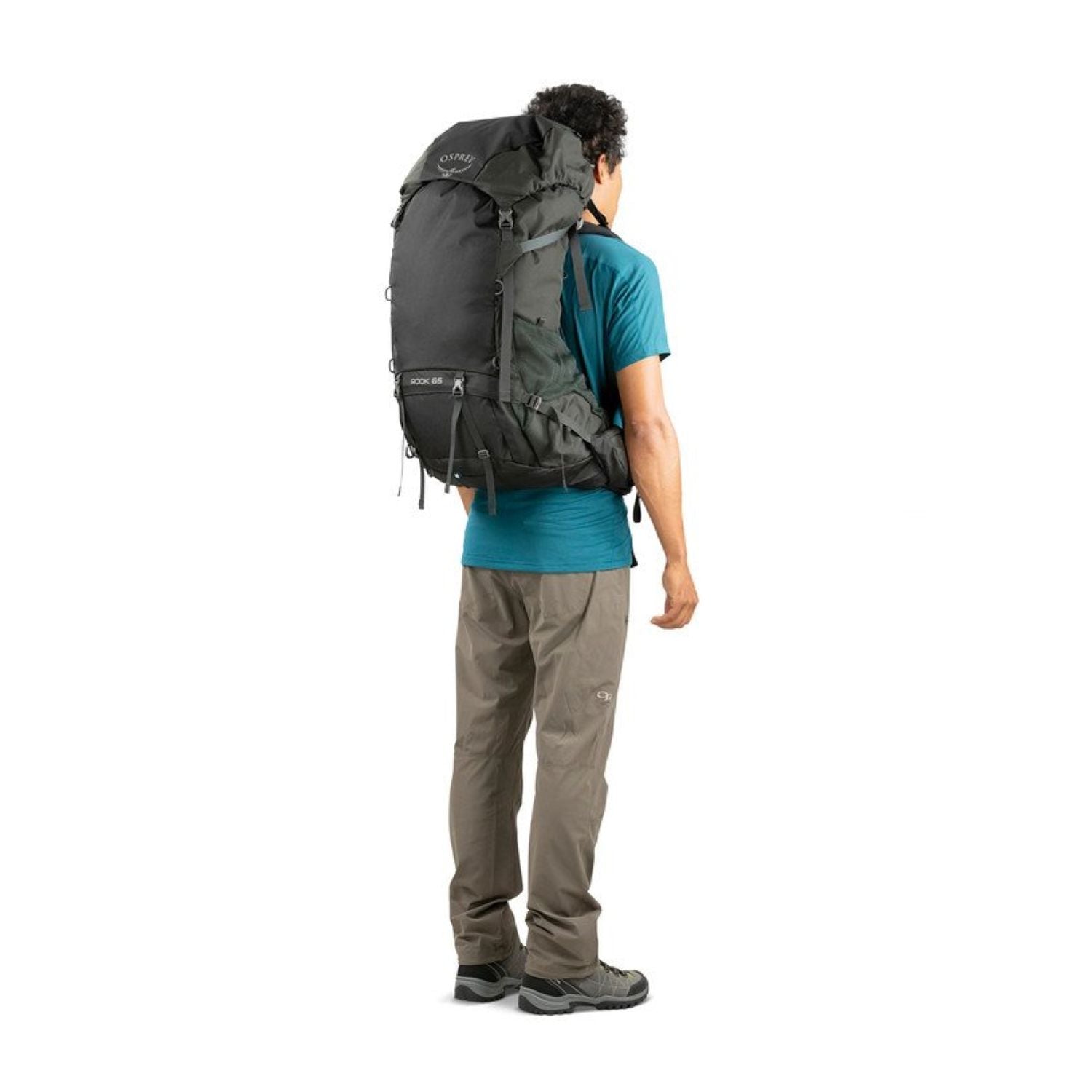 Osprey Rook 65 Backpack - Men's Backpacking (Black)