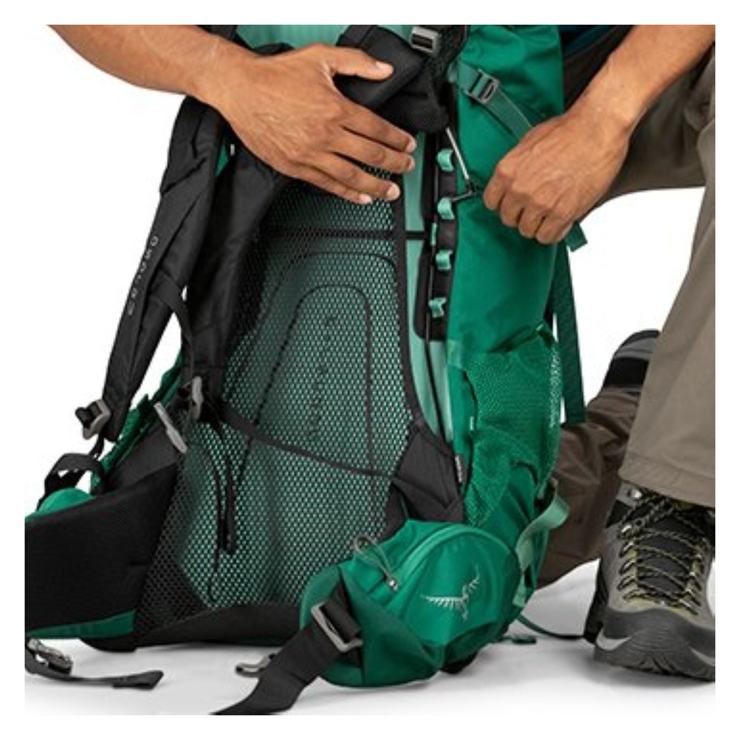 Osprey Rook 65 Backpack - Men's Backpacking (Black)
