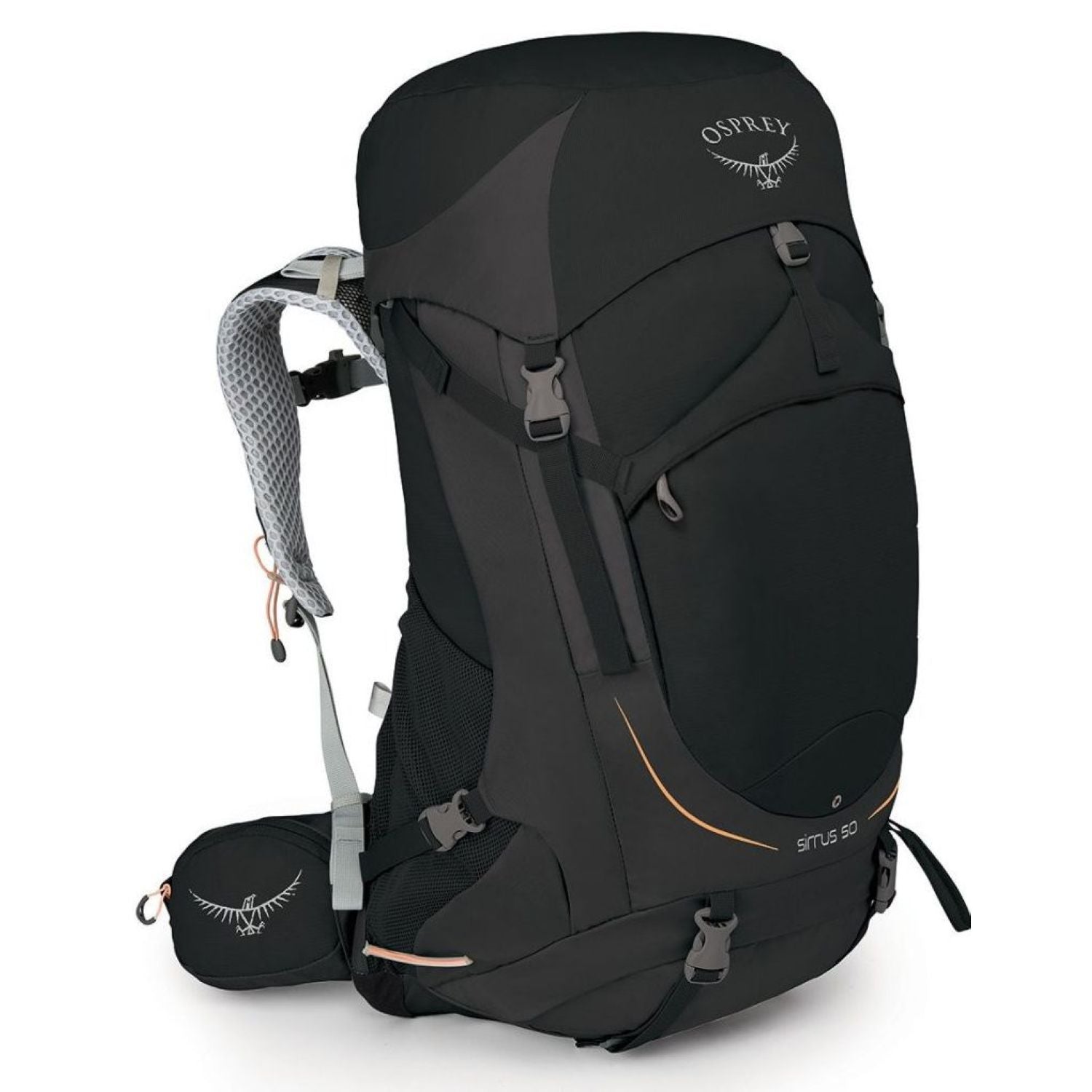 Osprey Sirrus 50 Backpack - Extra Small/Small - Women's Light Backpacking (Black)