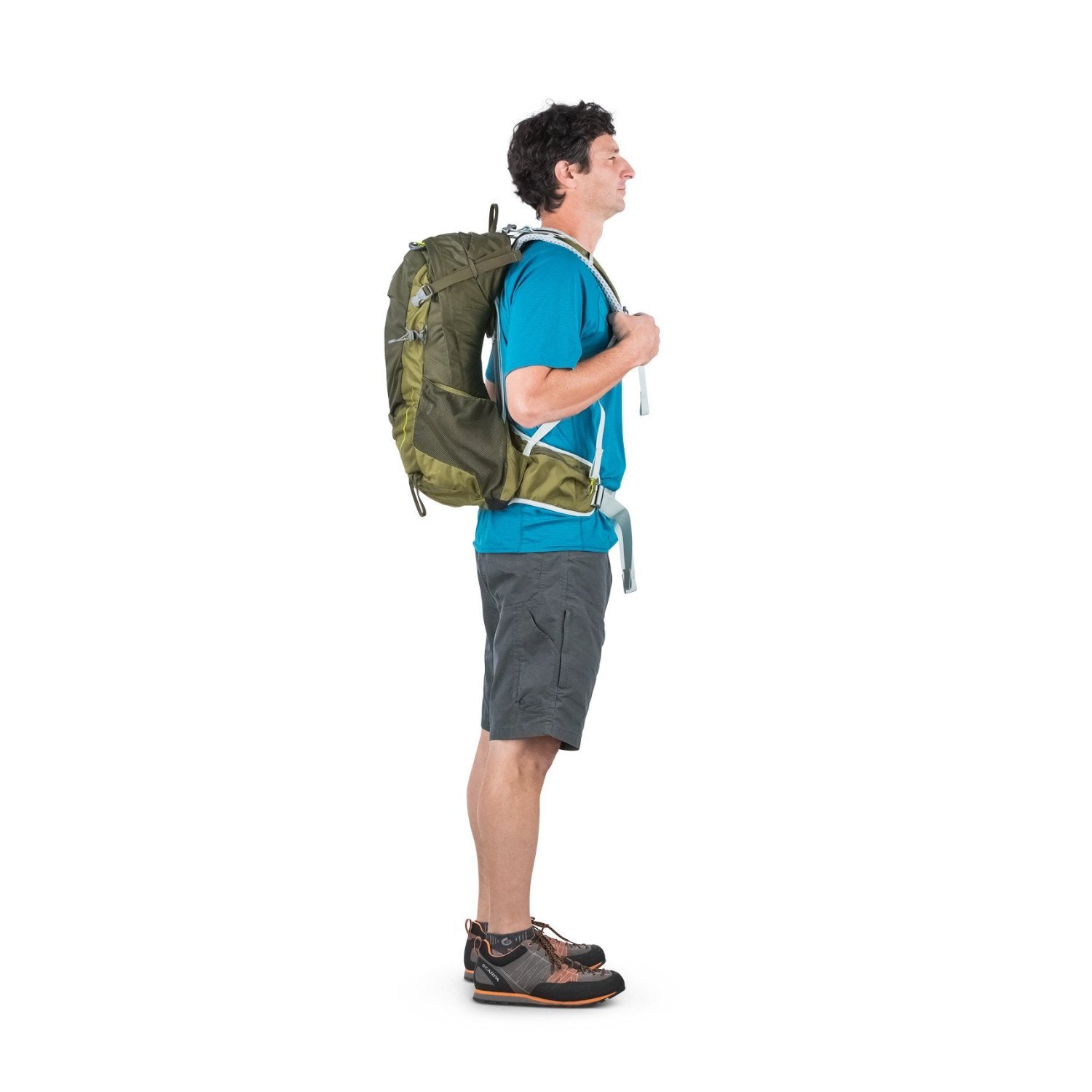 Osprey Stratos 24 Backpack - Men's Day Hiking (Gator Green)