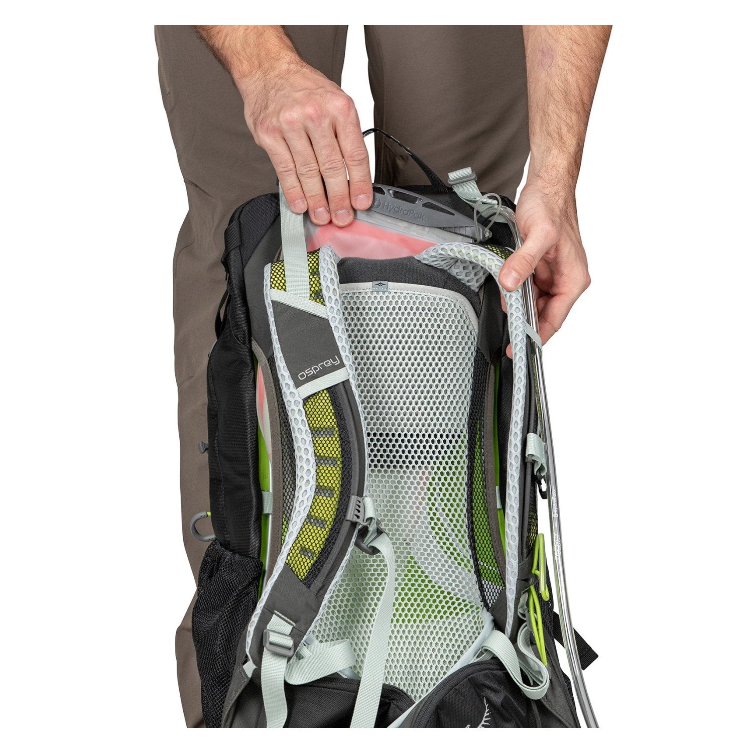 Osprey Stratos 24 Backpack - Men's Day Hiking (Gator Green)